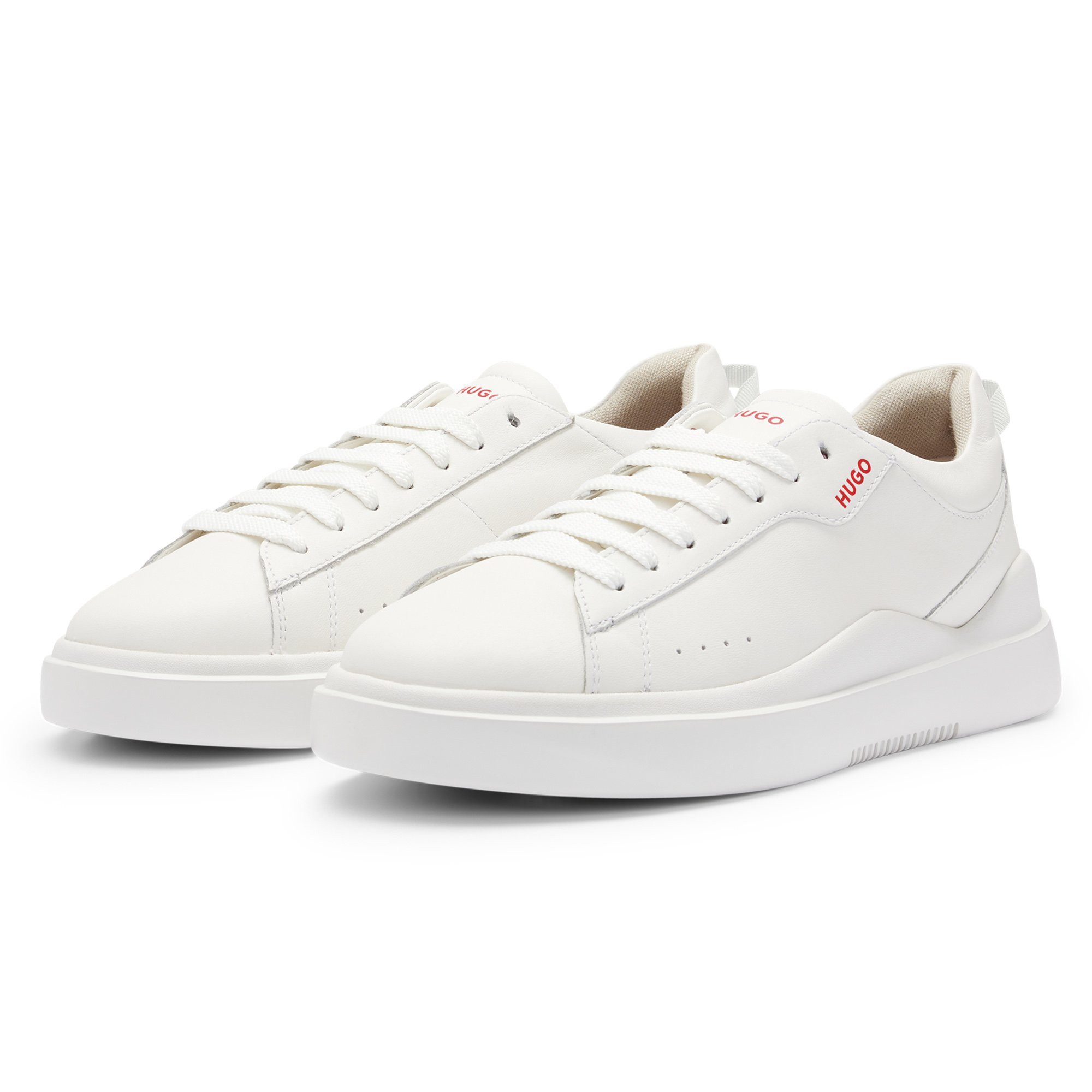 HUGO Herren Sneaker Leder Blake_Tenn_lt_N Sneaker günstig online kaufen