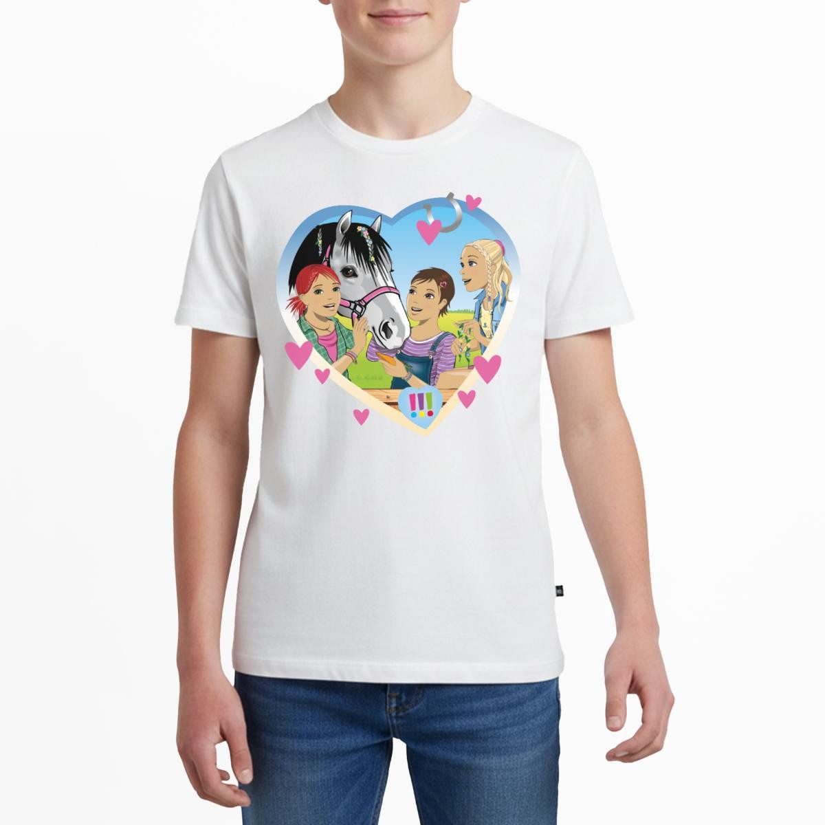 T-Shirt Die Drei Ausrufezeichen Einsatz Im Pferdestall Teenager Premium T-Shir