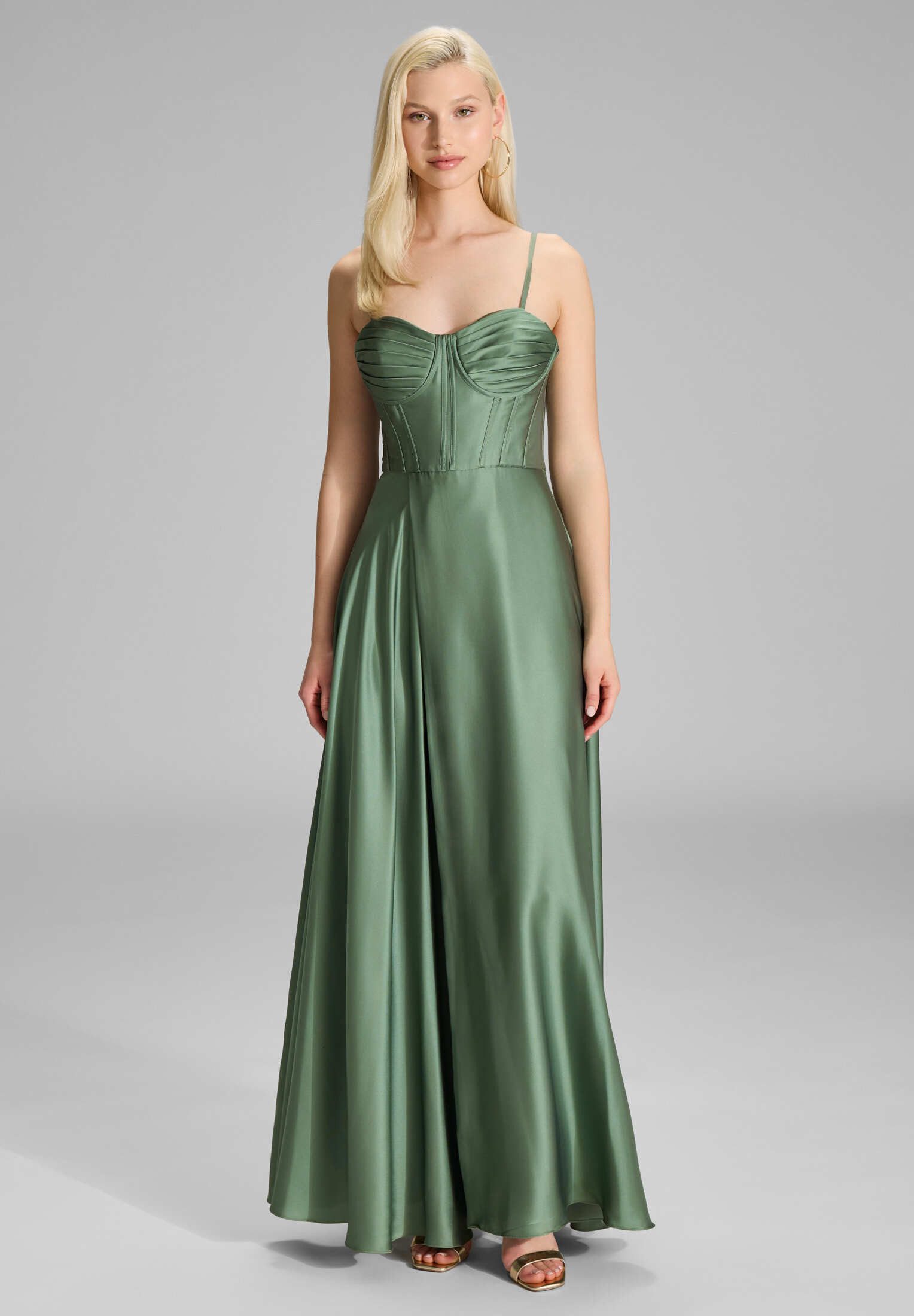 Hey Kyla Abendkleid - Satinkleid mit Corsagenoberteil