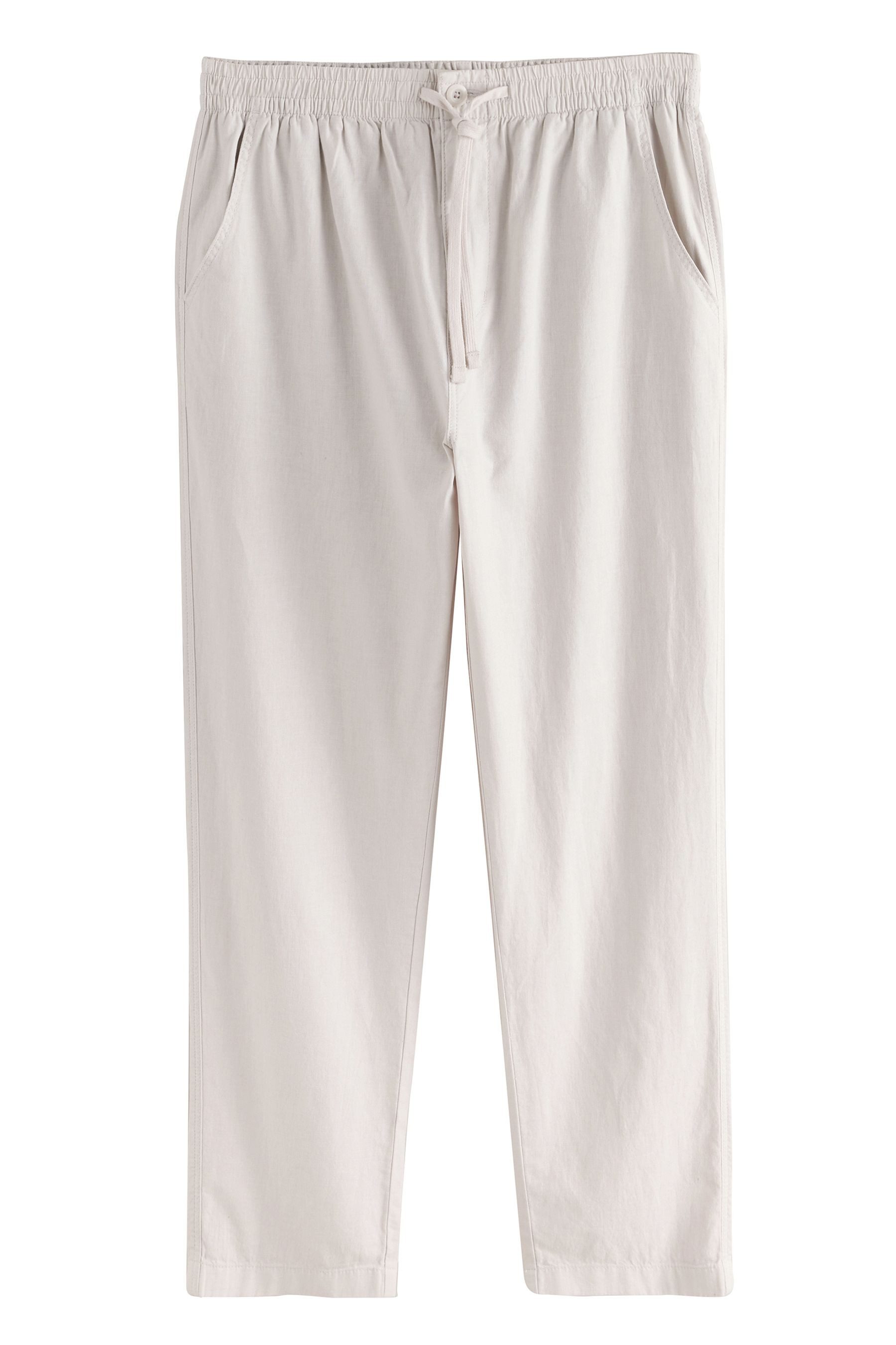 Next Leinenhose Hose mit Gummibund aus günstig online kaufen