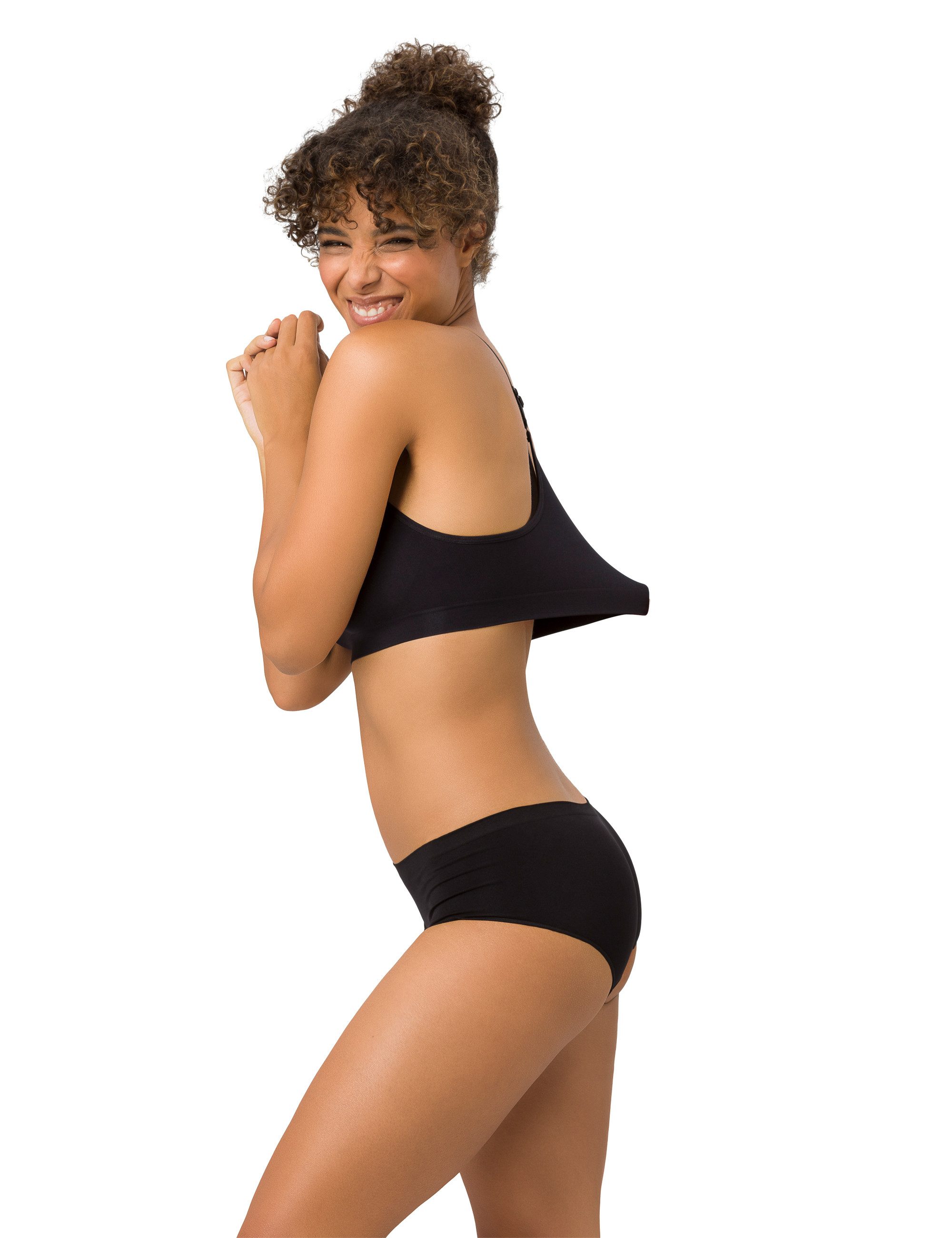 Beedees Bustier Comfee Pure (1, 1-tlg., 1) Bügelloser One-Size-BH