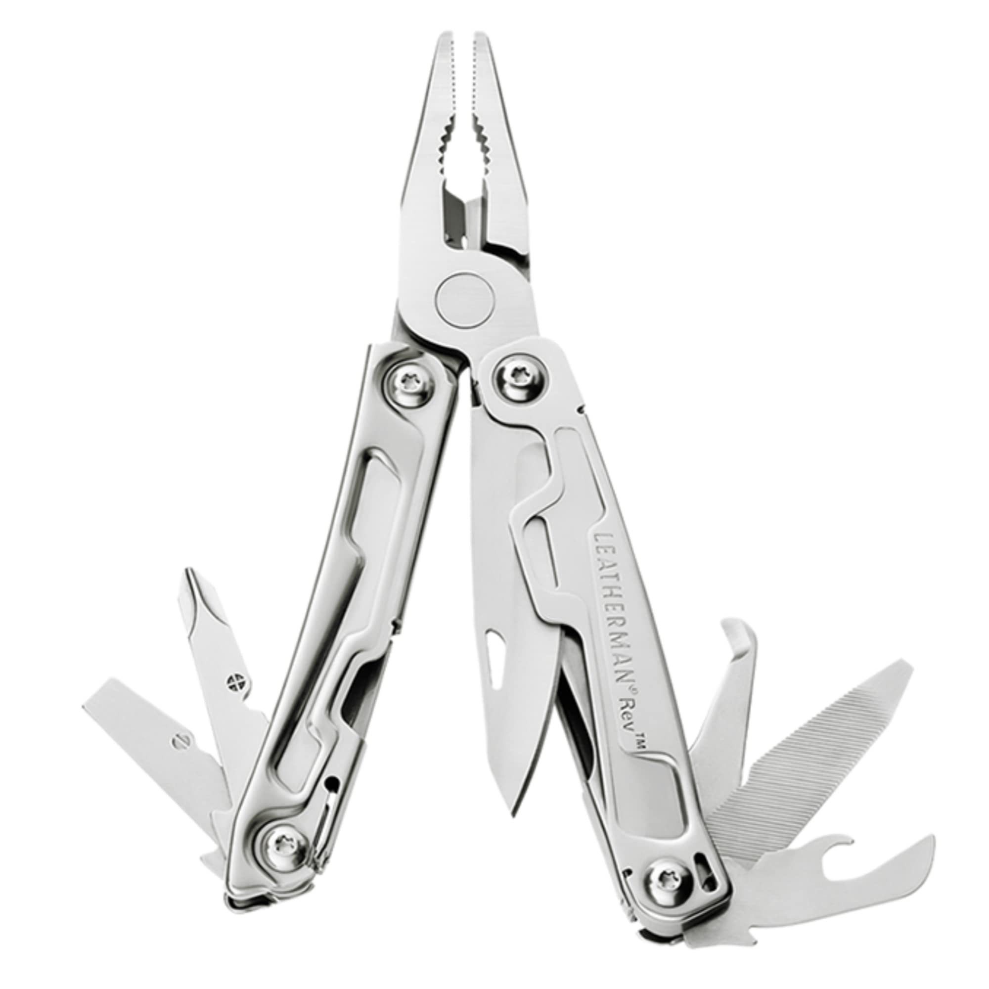 Multitool Leatherman Rev Multi-Tool - 14 Werkzeuge - Edelstahl, Silber