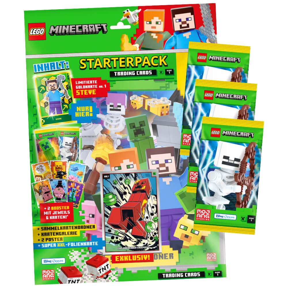 Blue Ocean Sammelkarte Lego Minecraft Karten Serie 1 - Sammelkarten ...