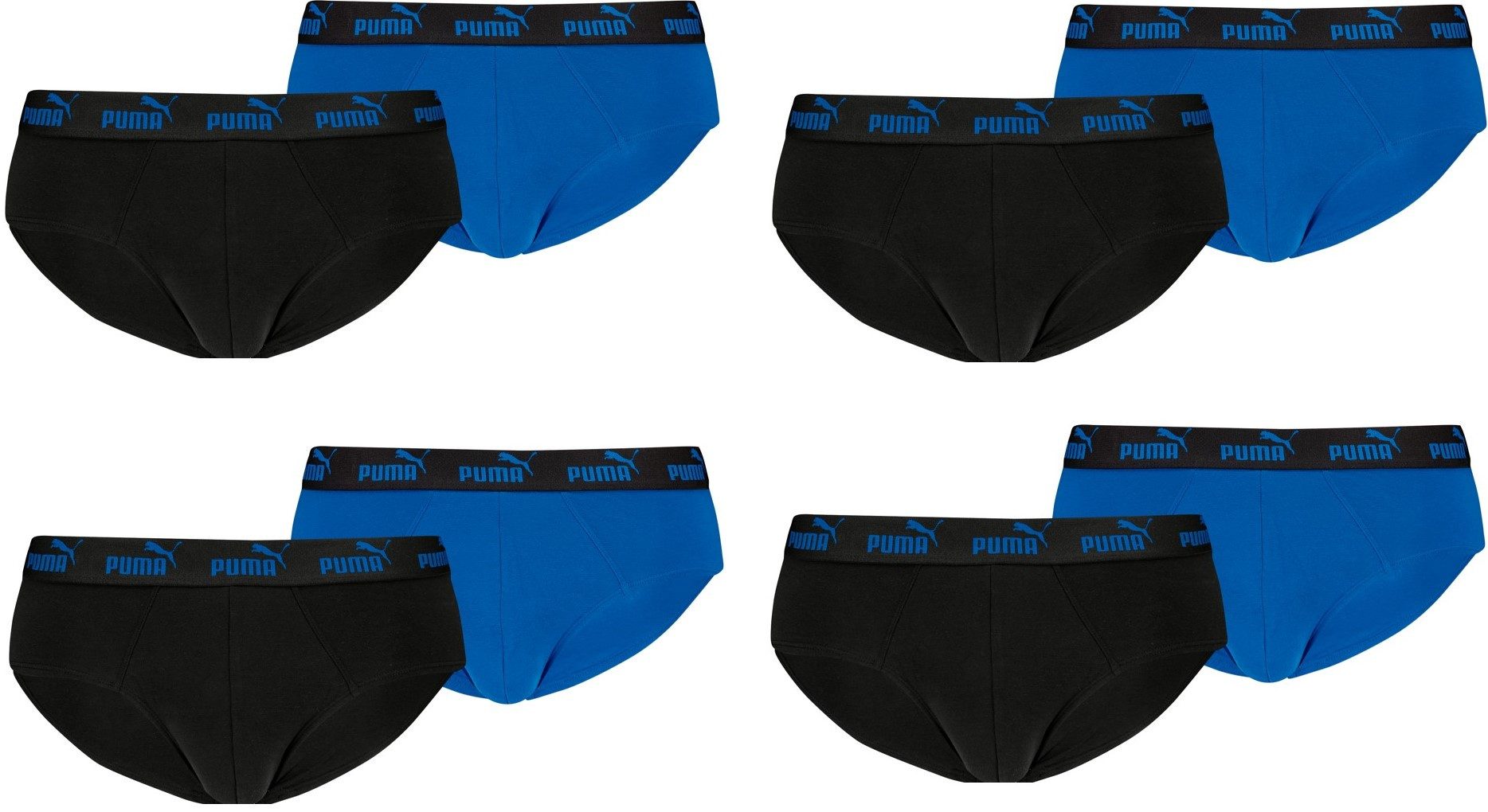 PUMA Schlüpfer PUMA Herren Unterwäsche Slips Brief im 8er Pack (8-St) günstig online kaufen