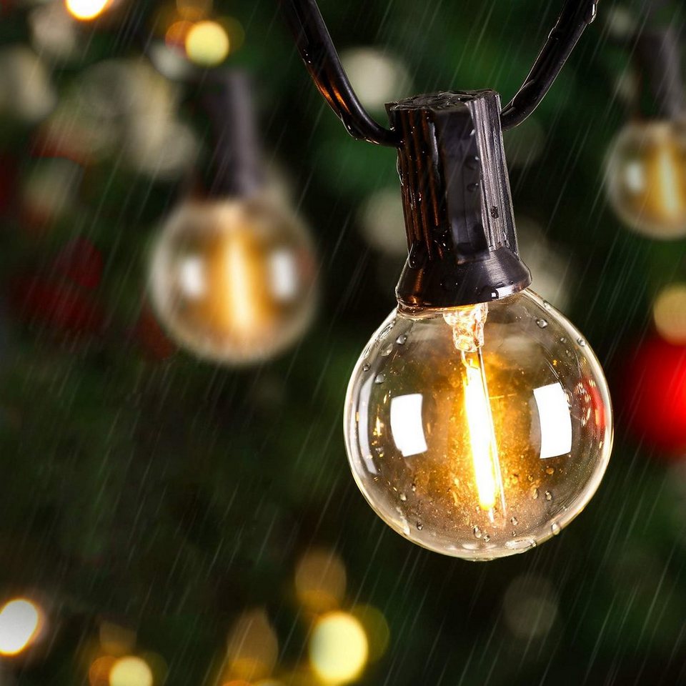 Weihnachtsbaum Beleuchtung Innen-Lichterkette grau 35 Lampen/Glühbirnen klar GS Weihnachtsbaum Beleuchtung Innen-Lichterkette grau 35 Lampen/Glühbirnen klar GS