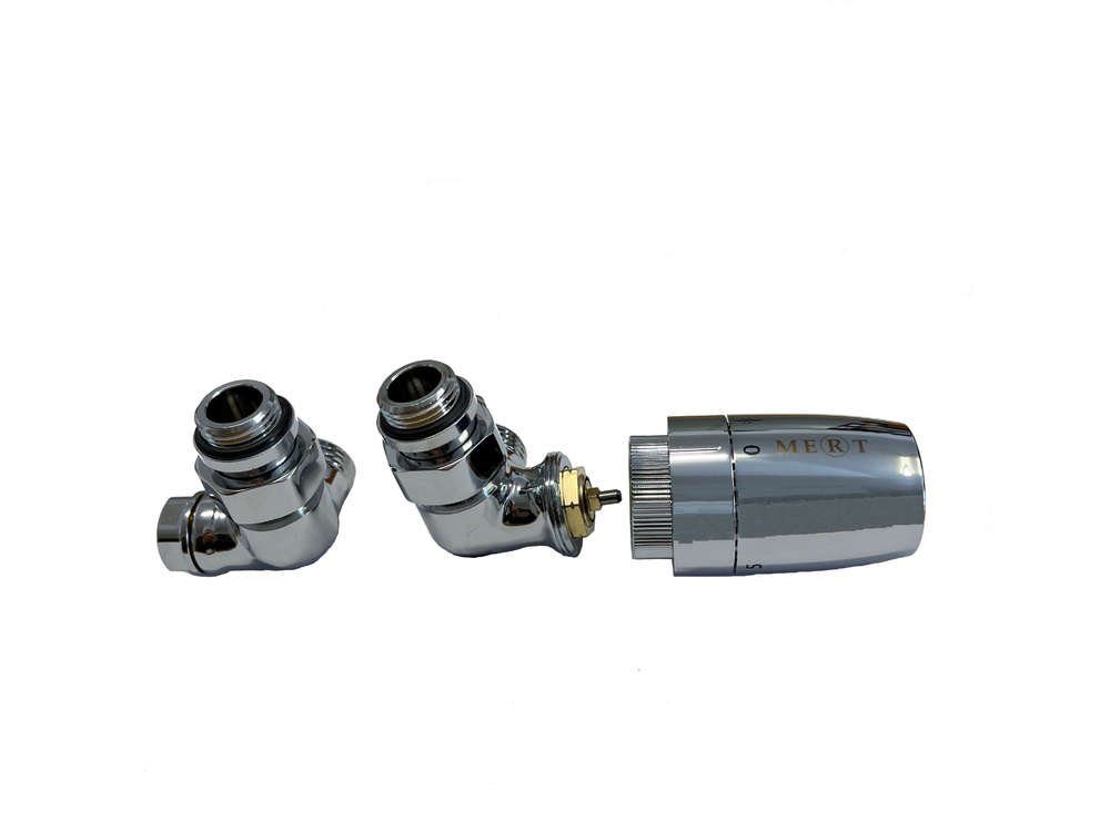 MERT Heizkörperthermostat Mert design TT-SET Anschlussarmatur für Badheizkörper