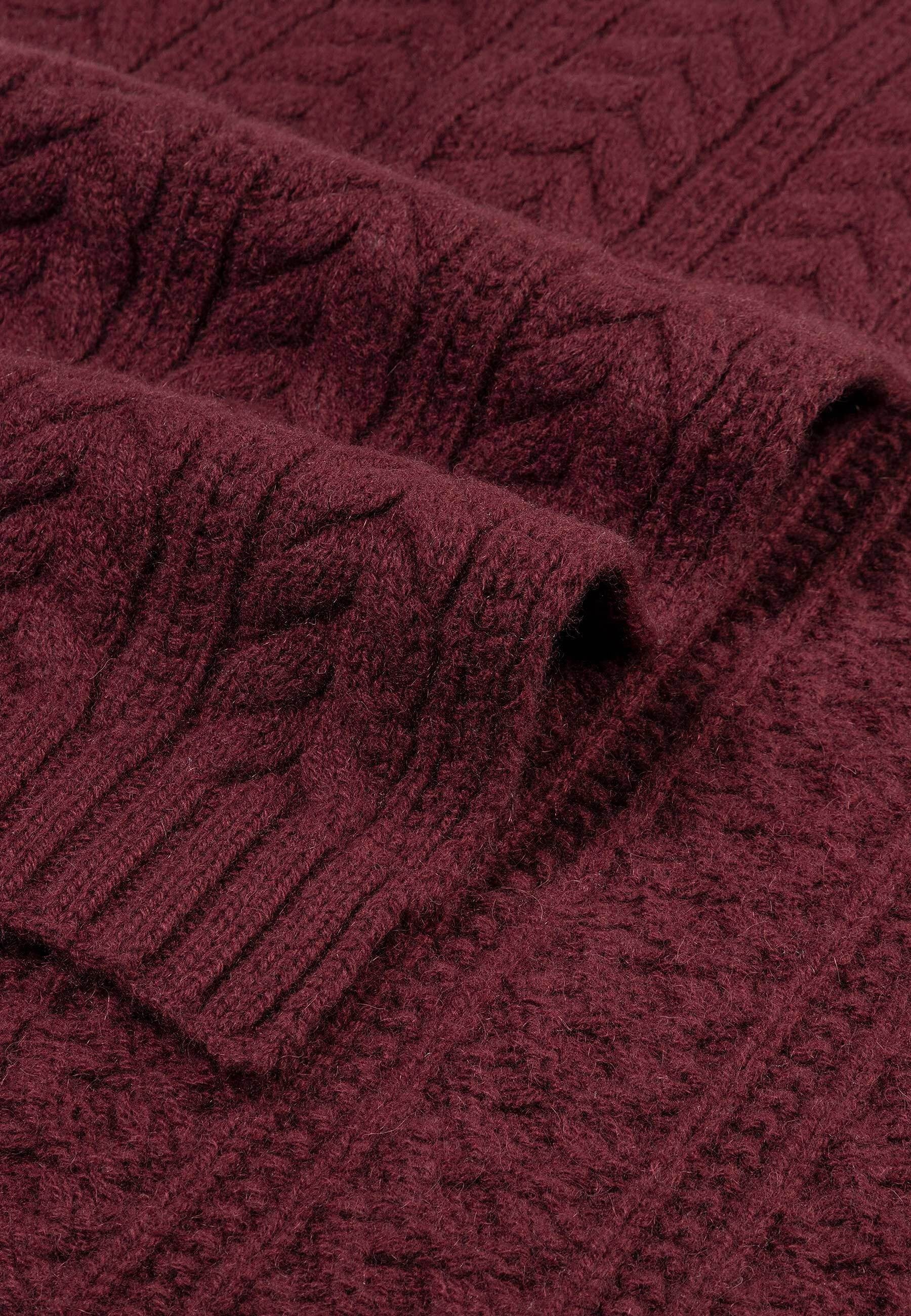 Roeckl Strickschal CASHMERE TWIST, Wollschal mit Zopfmuster