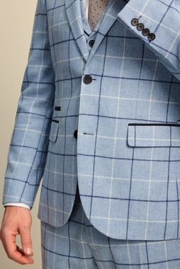 Next Baukastensakko Karierter Anzug aus Wollgemisch: Sakko im Slim Fit (1-tlg)