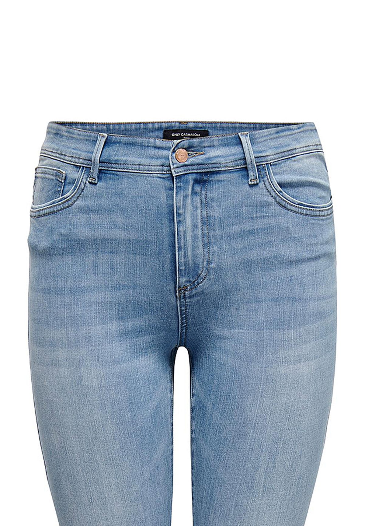 ONLY CARMAKOMA Schlagjeans für Damen CARSALLY HW SK FLARED DNM BJ759 NOOS