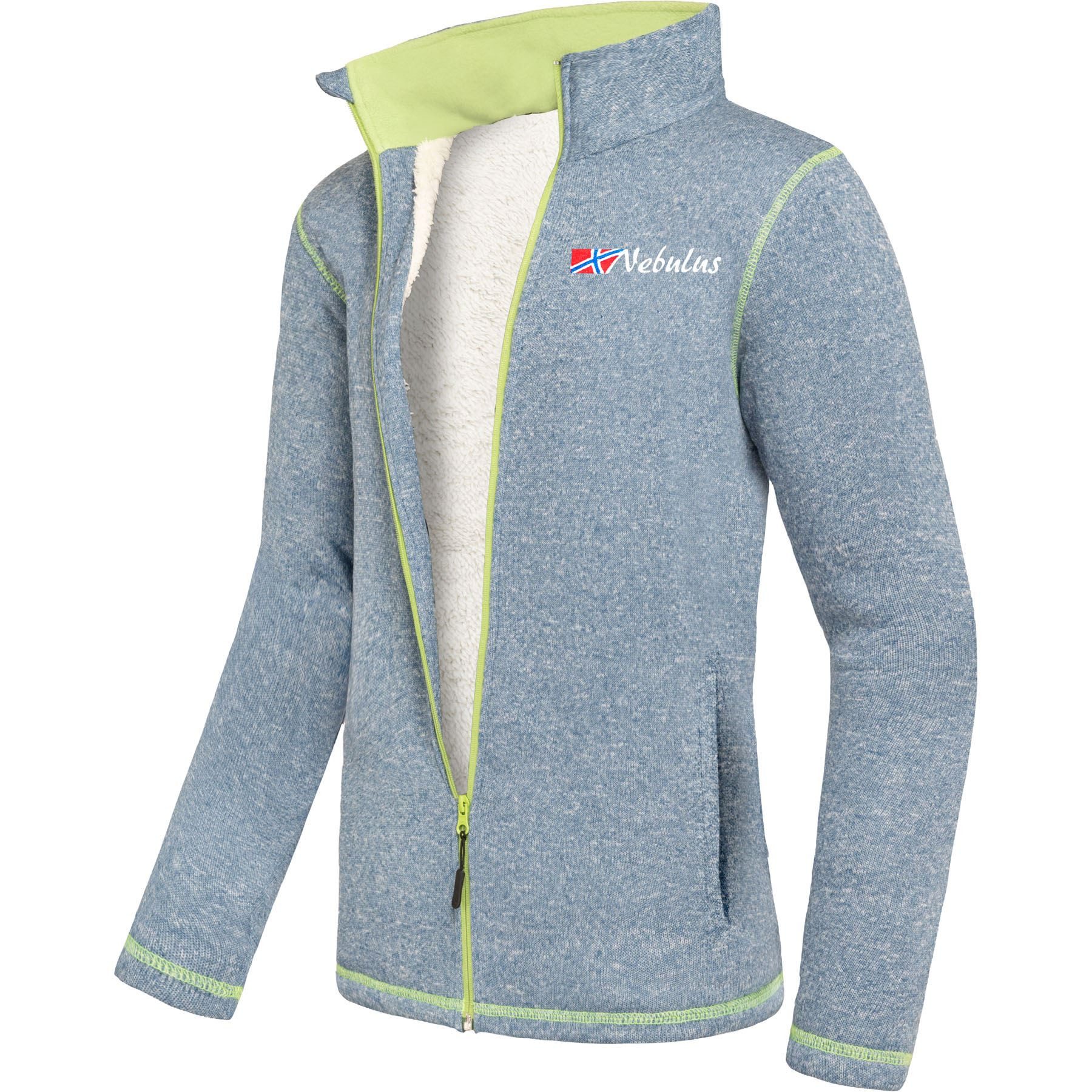 Nebulus Fleecejacke ONEGA, P5521 - Herren, hellblau, L