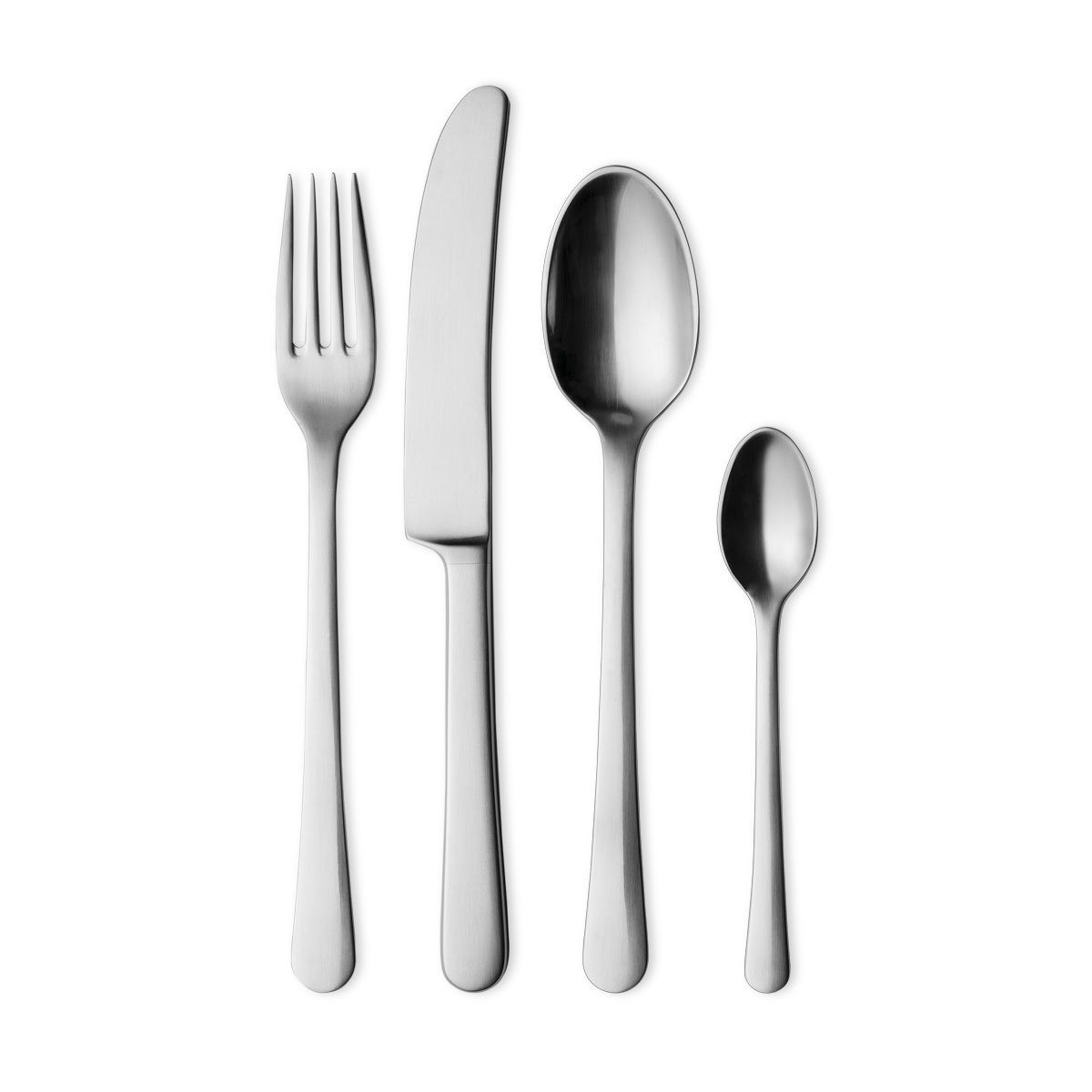 Georg Jensen Besteck-Set Georg Jensen - Copenhagen 4 tlg. Besteckset, matt, 18/8 Edelstahl