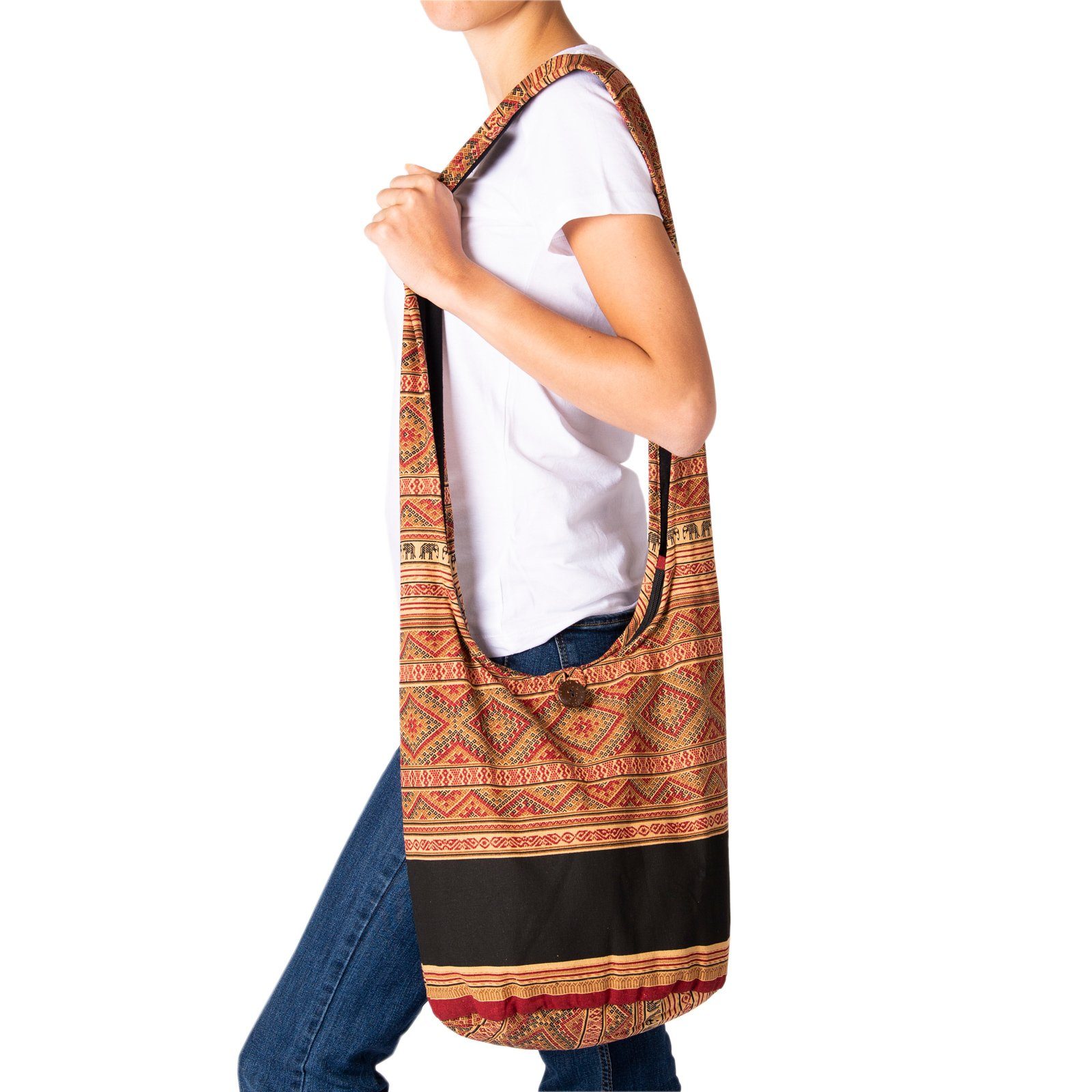 PANASIAM Freizeittasche Schulterbeutel Elefant Schultertasche aus 100% Baum günstig online kaufen