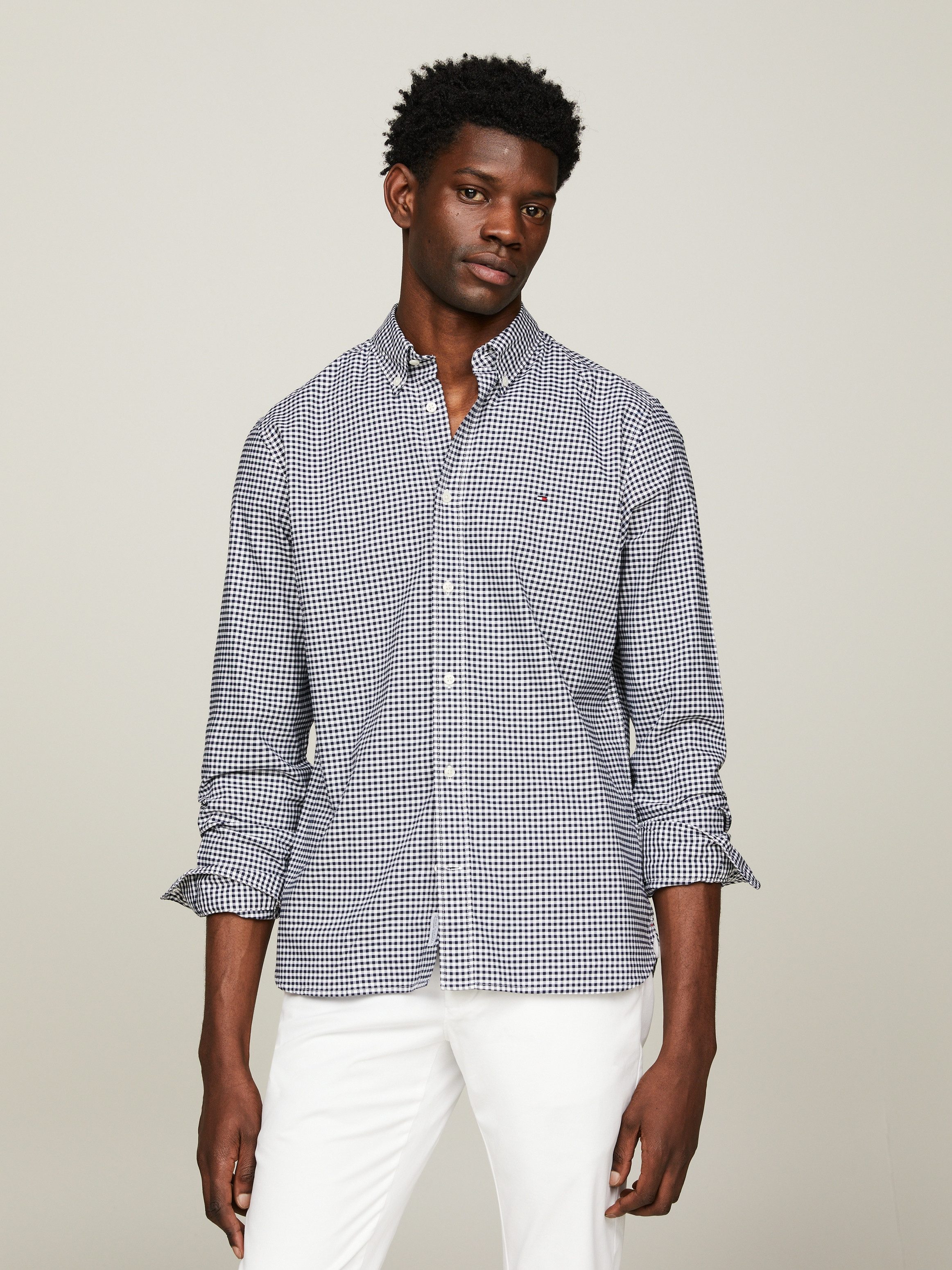 Tommy Hilfiger Langarmhemd 1985 OXFORD GINGHAM günstig online kaufen