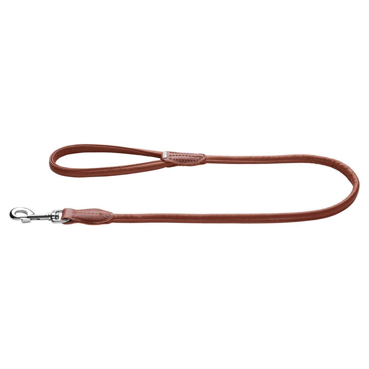 Hunter Tierbedarf Hundeleine Führleine Round & Soft Canadian Up cognac
