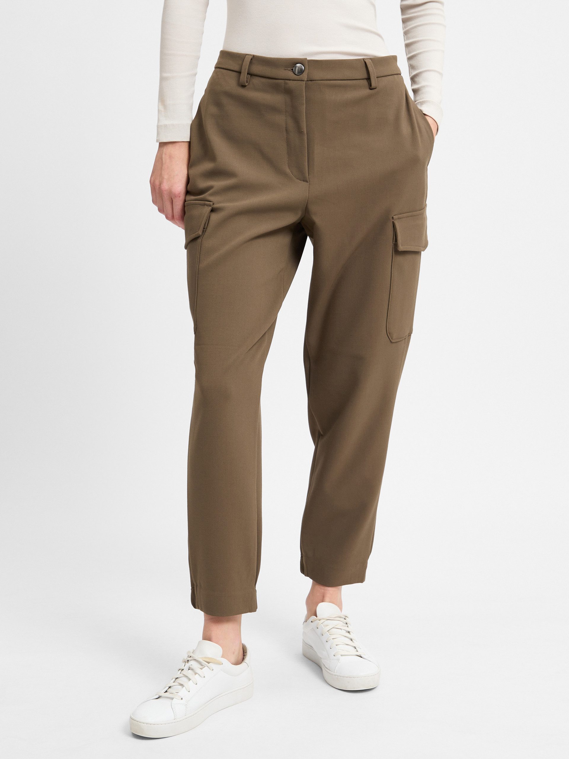 MAC Bundfaltenhose Rahel