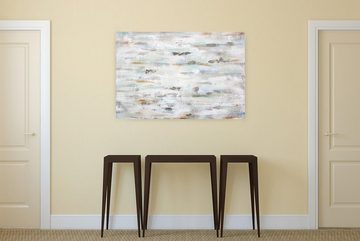 KUNSTLOFT Gemälde Durch das Wolkenmeer 120x80 cm, Leinwandbild 100% HANDGEMALT Wandbild Wohnzimmer