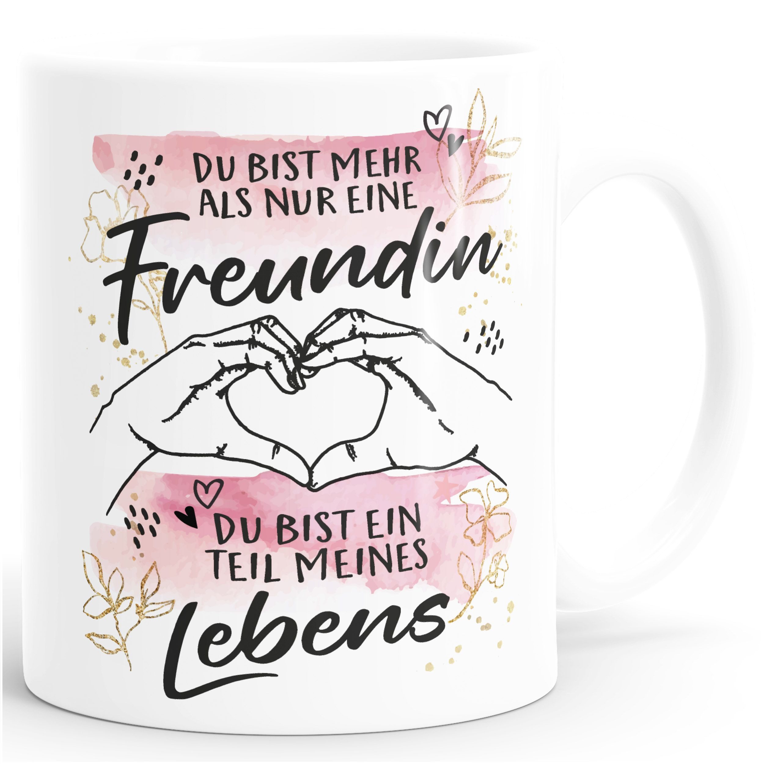 SpecialMe Tasse Tasse beste Freundin Spruch Du bist nicht nur eine Freundin Geschenk, Keramik