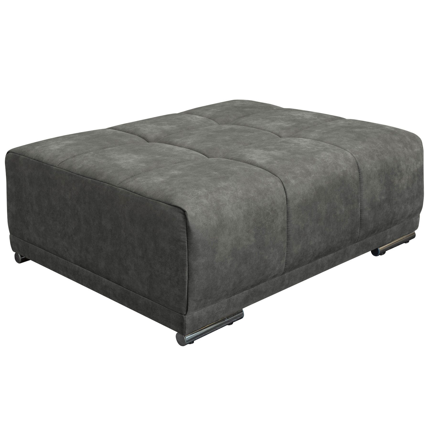 riess-ambiente Fußhocker ELEGANCIA 110cm grau (Einzelartikel, günstig online kaufen
