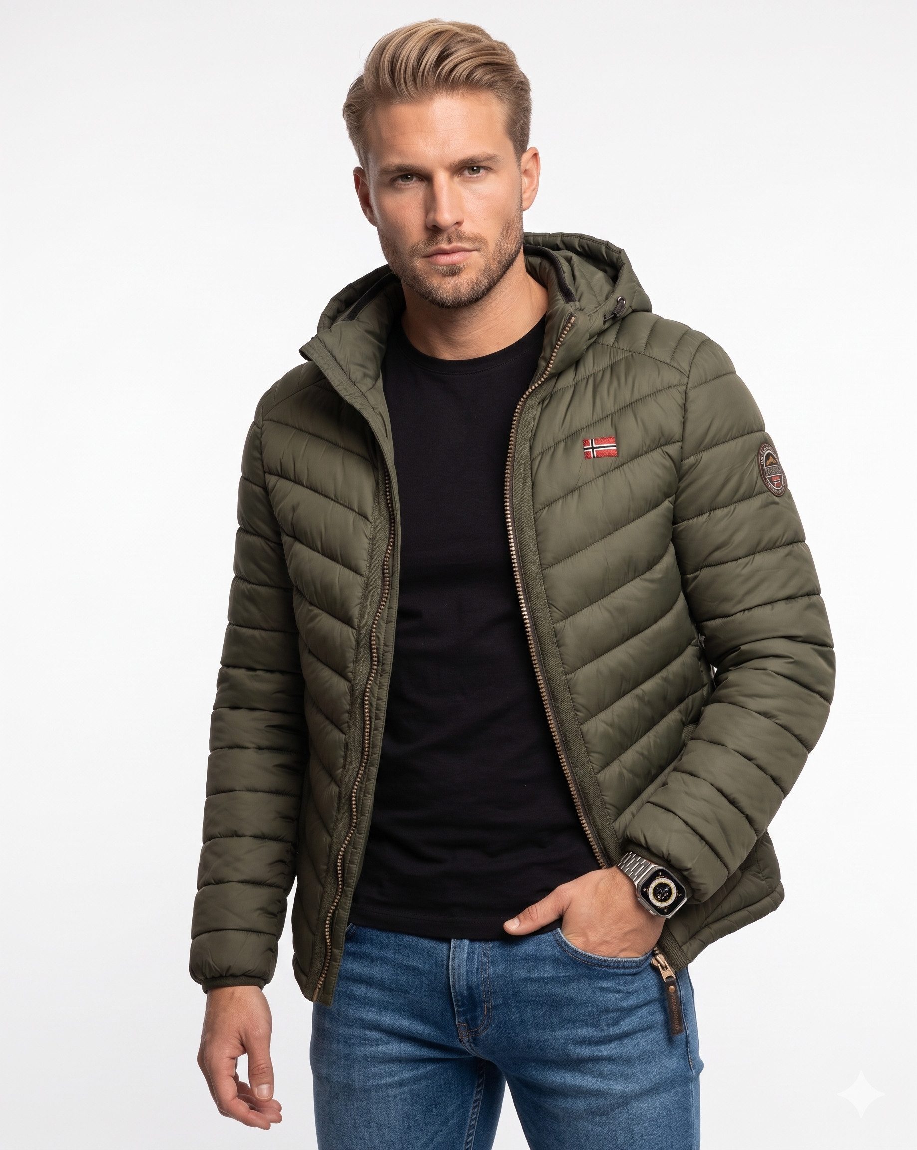 Geographical Norway Steppjacke leichte Übergangsjacke für Frühling & Herbst