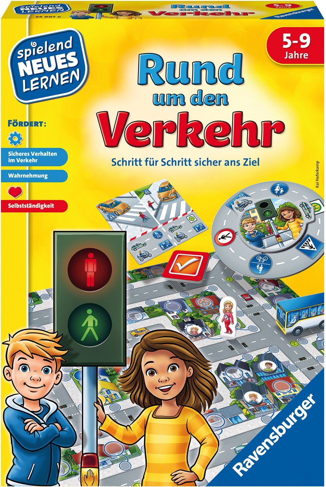 Ravensburger Spiel Rund um den Verkehr, Lernspiel, Made in Europe