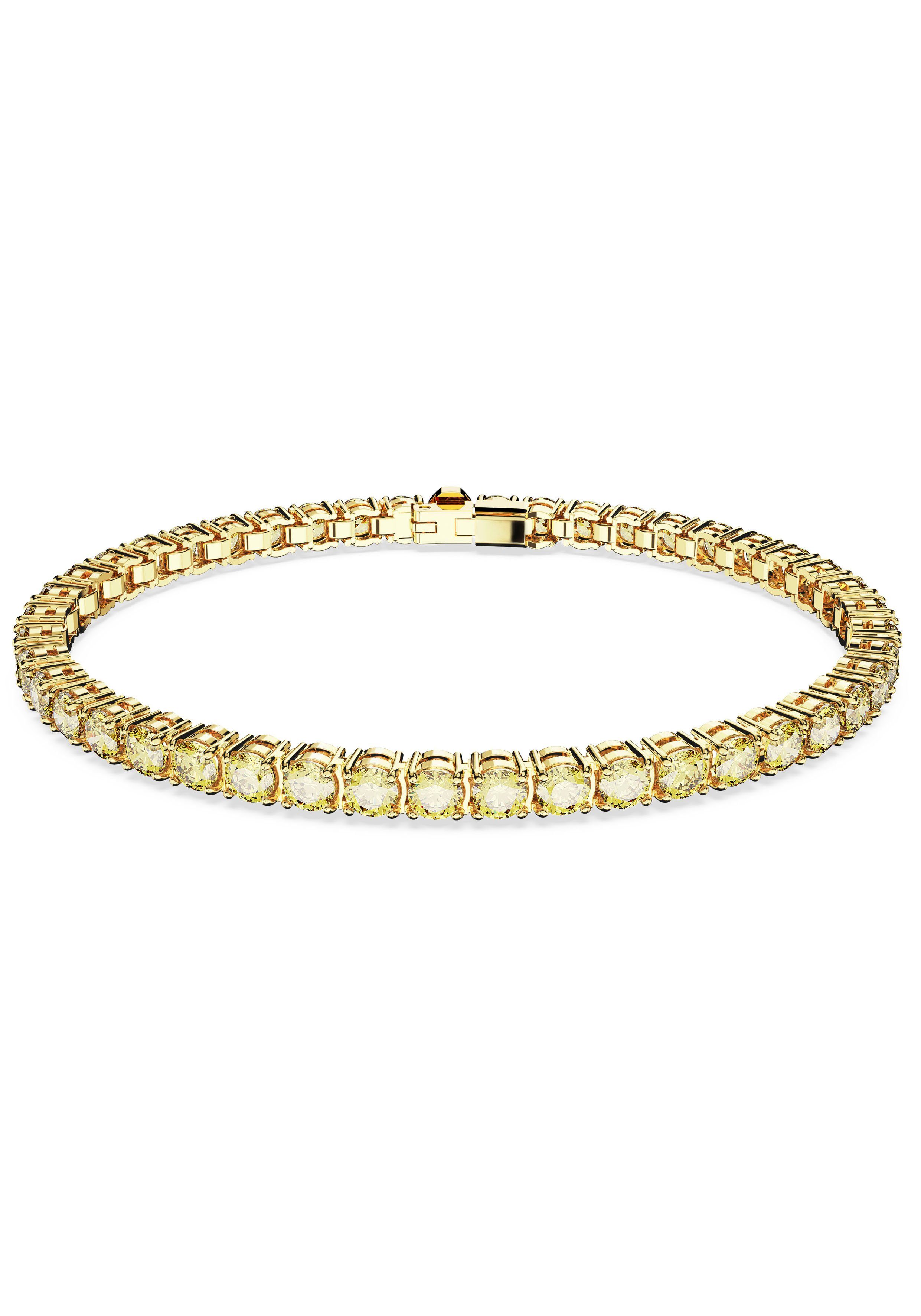 SWAROVSKI Tennisarmband Matrix, Rundschliff mit Swarovski® Kristall mehr