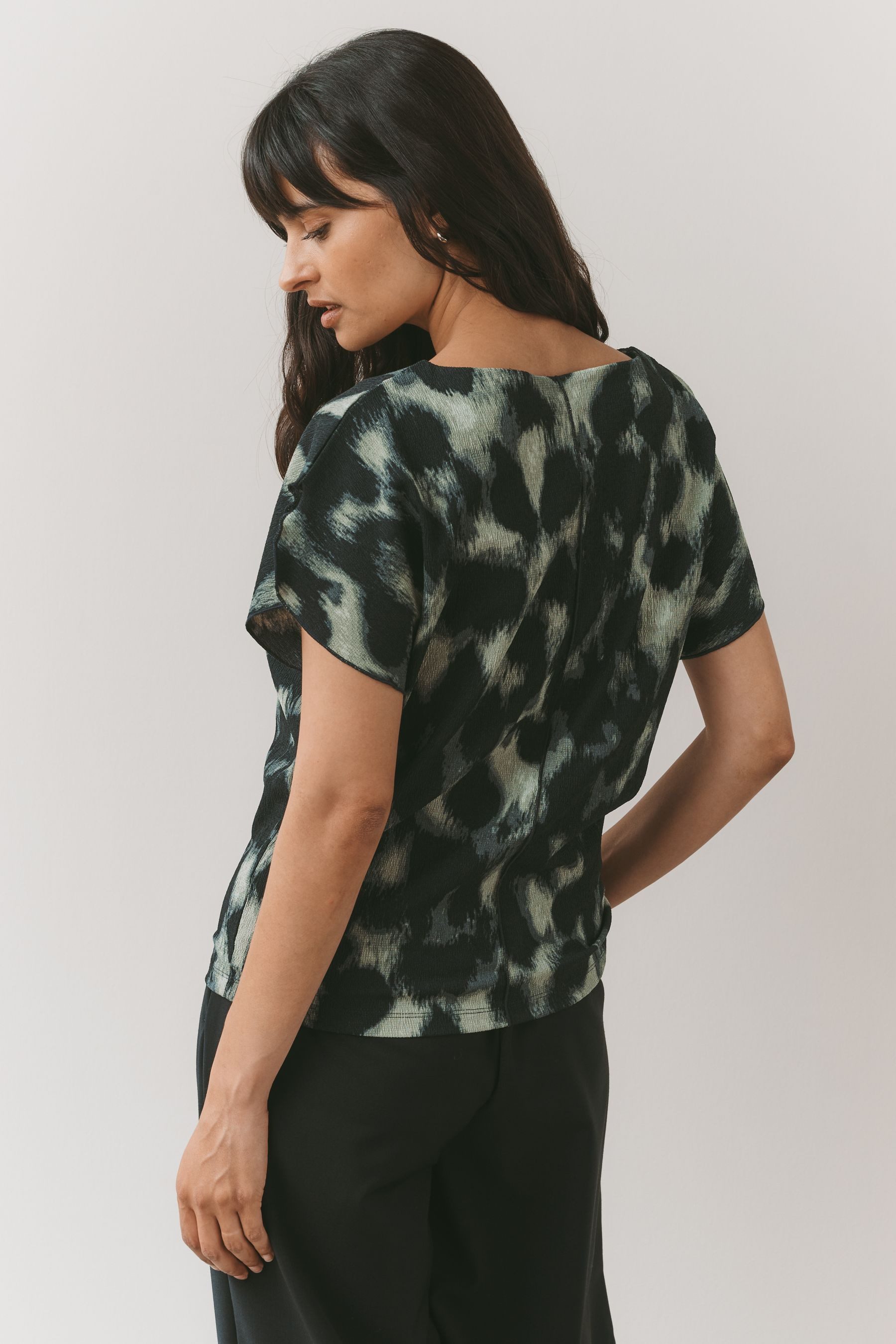 Next Blusenshirt Elegantes Oberteil mit Trompetenärmeln (1-tlg) günstig online kaufen