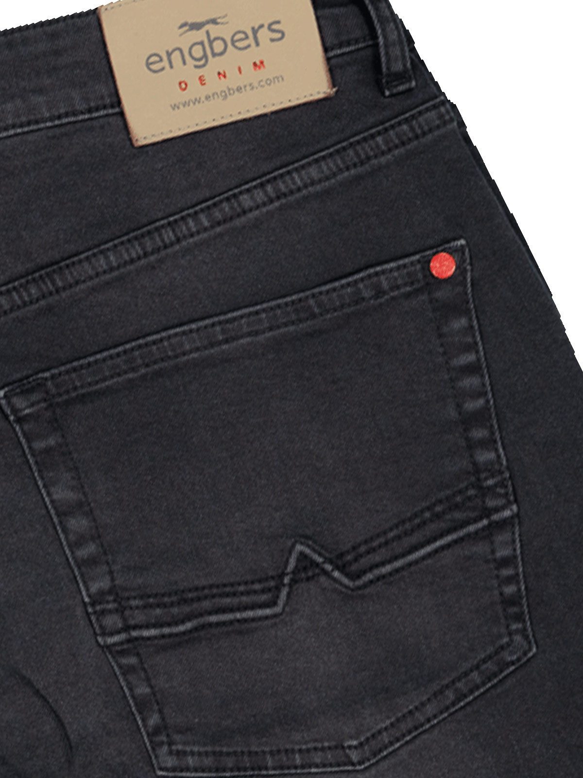 Engbers Herren Bermuda regular, Schwarz