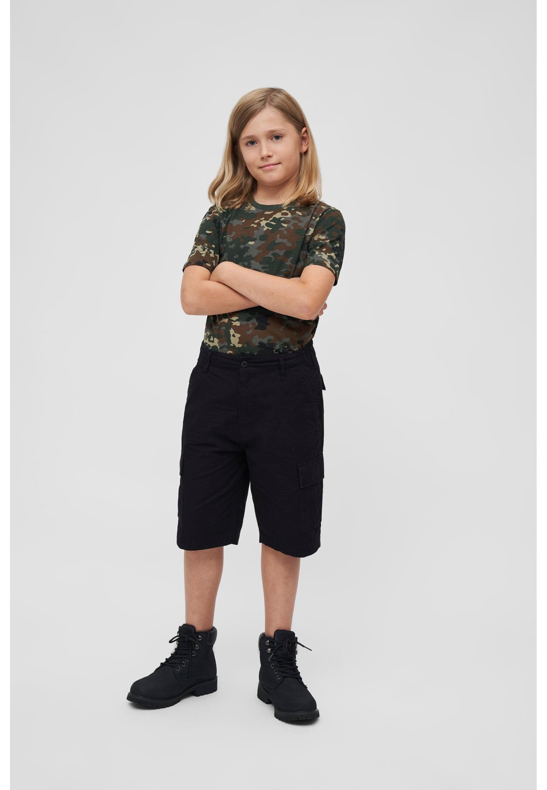 Stoffhose black Ripstop Kids BDU Unisex Brandit Shorts (1-tlg)
