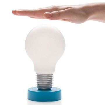 HAC24 LED Schreibtischlampe 2x LED Drucklampe Tischlampe Druck Lampe Tischleuchte, LED fest integriert, Batteriebetrieben Glühbirne Blau