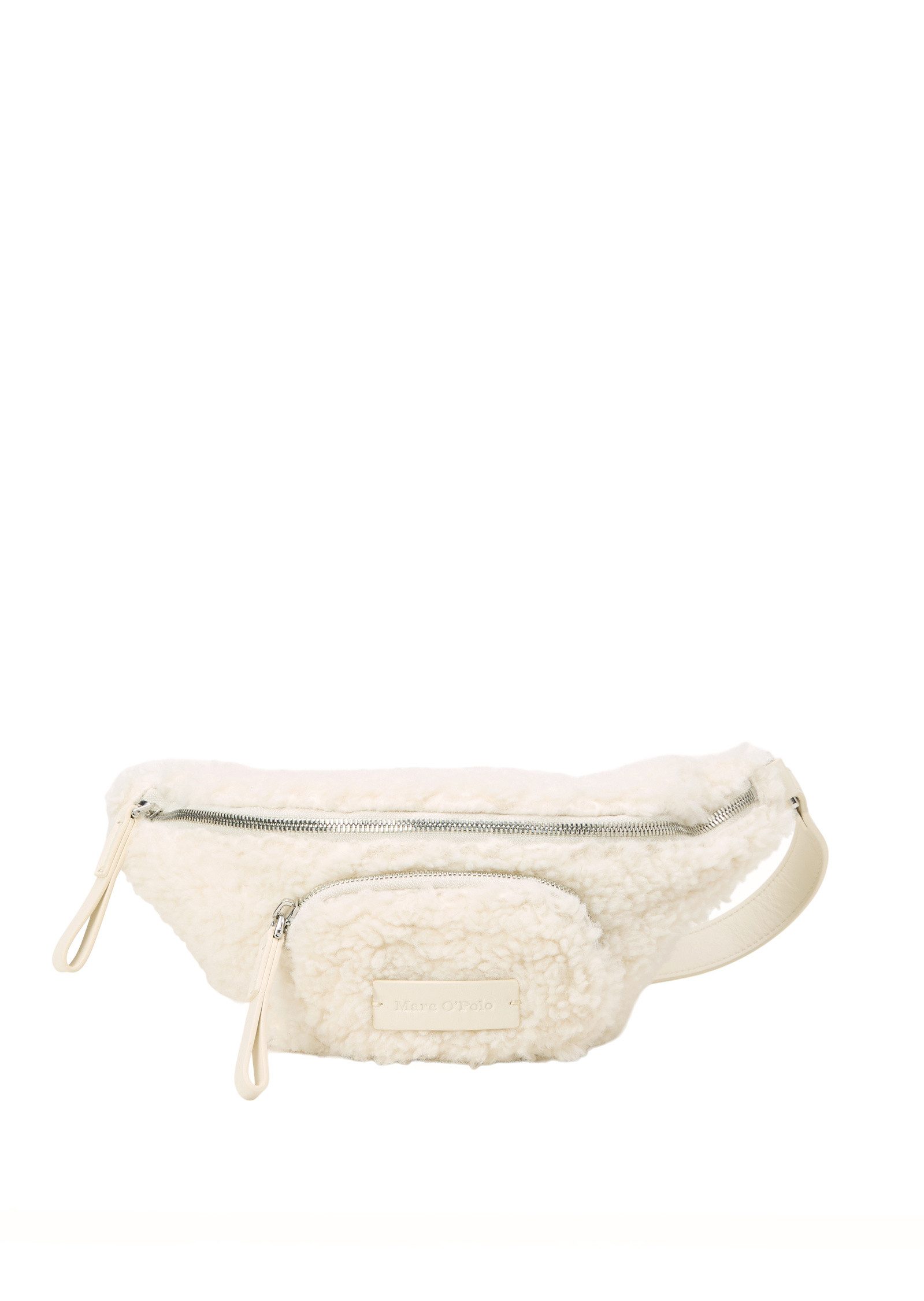 Gürteltasche aus flauschigem Teddyfell