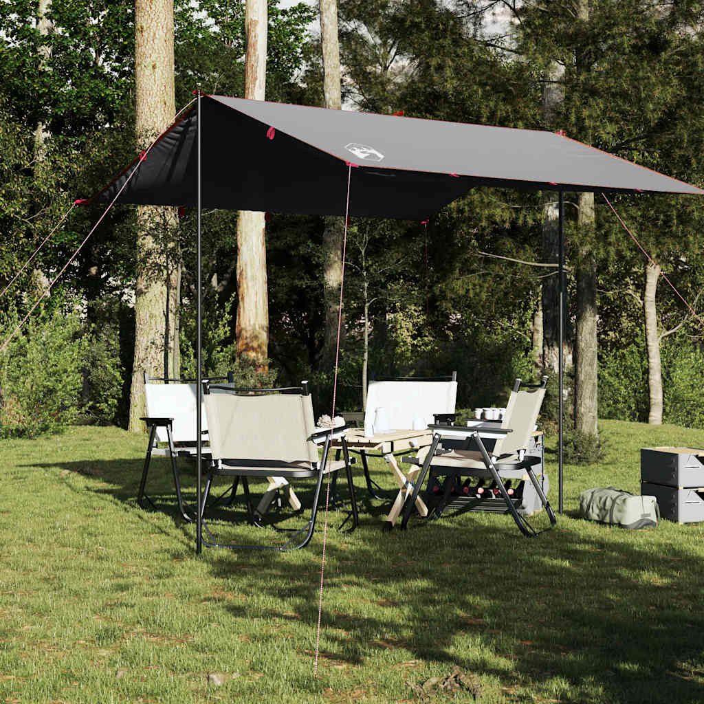 vidaXL Tarp-Zelt Tarp Grau und Orange 300x294 cm Wasserdicht, (1 tlg)