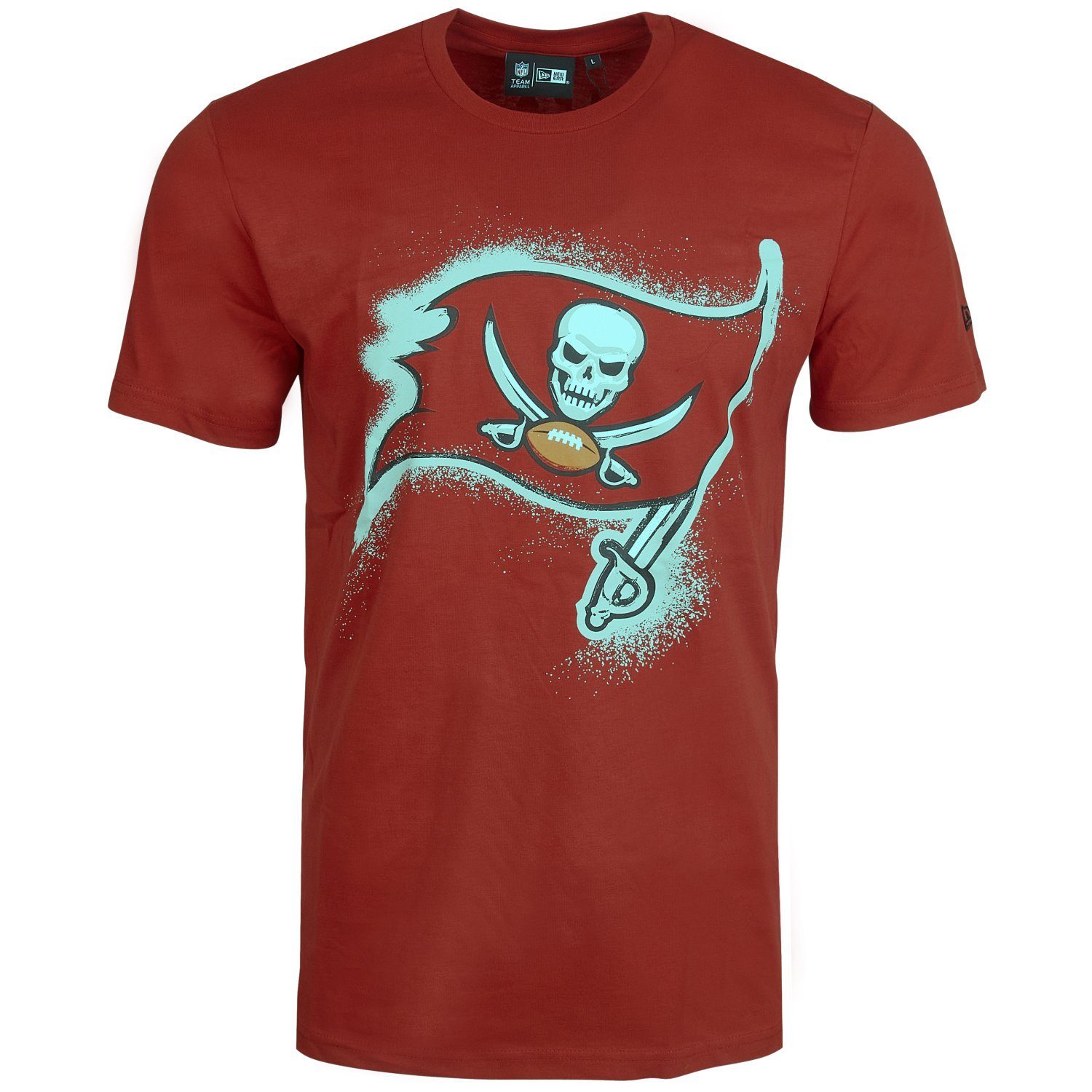 New Era Print-Shirt NFL SPRAY Bucs Chiefs Seahawks Patriots Packer Tampa Bay Buccaneers
