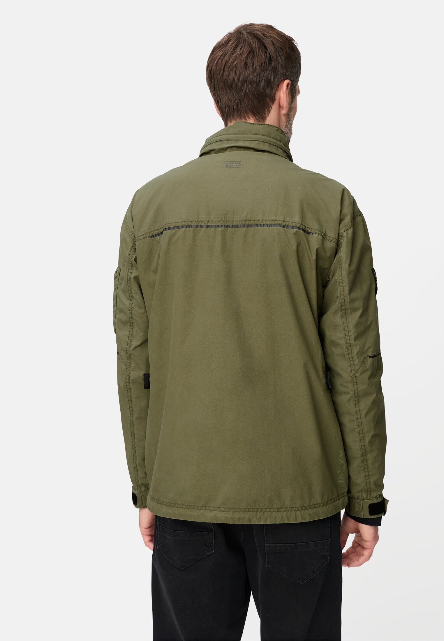 camel active Outdoorjacke teXXXactive® Jacke mit Roll-up Kapuze Langarm günstig online kaufen