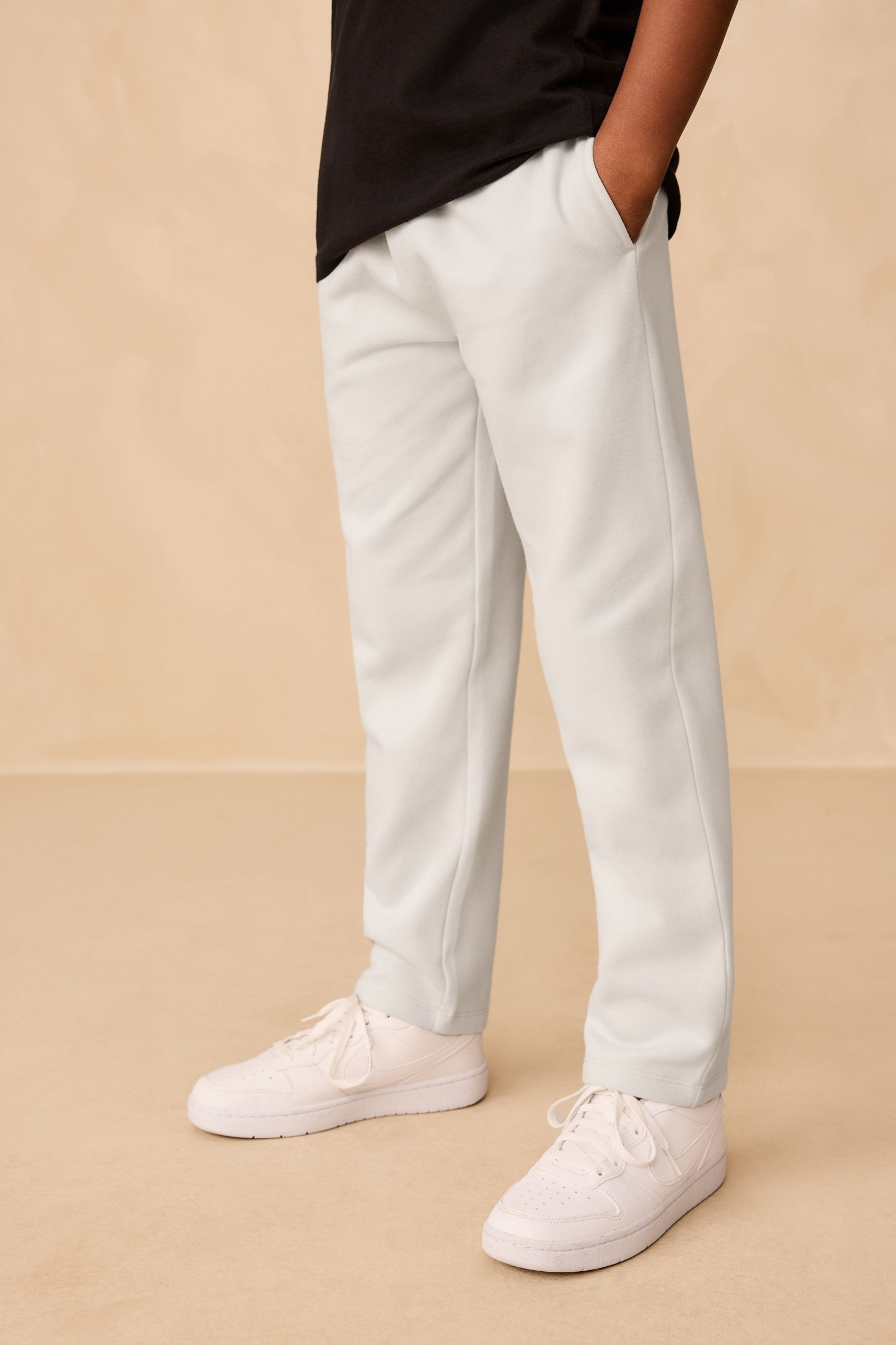 Jogginghose Regular Fit Jogginghose ohne Bündchen