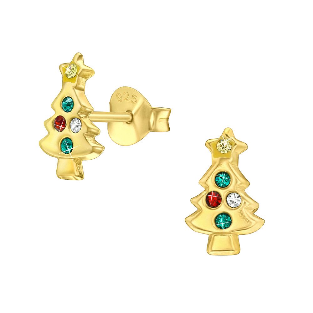 Order & Smile Schmuck Paar Ohrstecker Ohrstecker Weihnachtsbaum