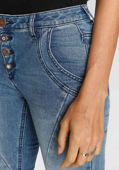 Boysen's Skinny-fit-Jeans mit glitzernden Zierknöpfen - NEUE KOLLEKTION