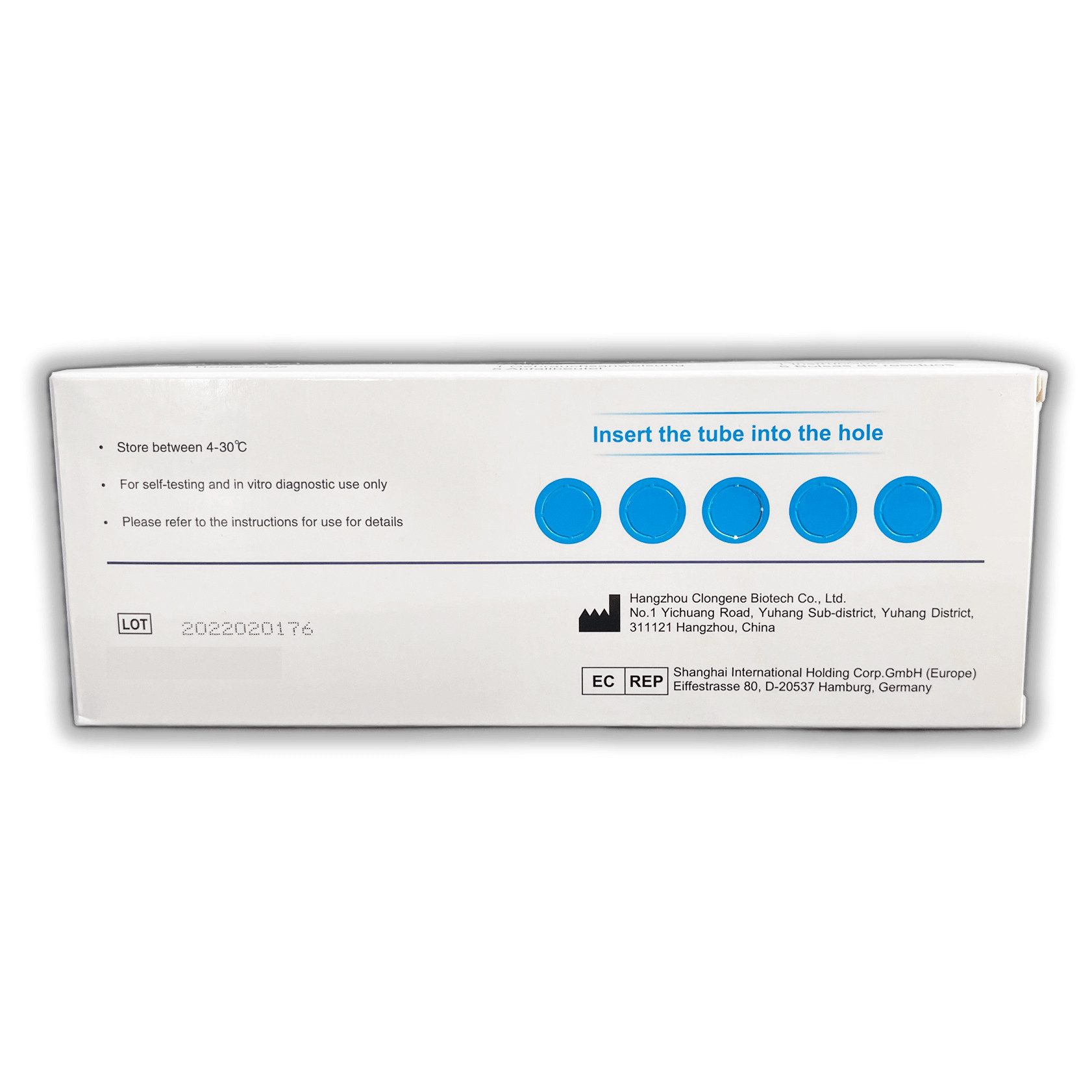 CLUNGENE PSA-Schnelltest Clungene® LAIEN 5er Antigen Test - COVID-19 Schnelltest (Nasal Swab) -