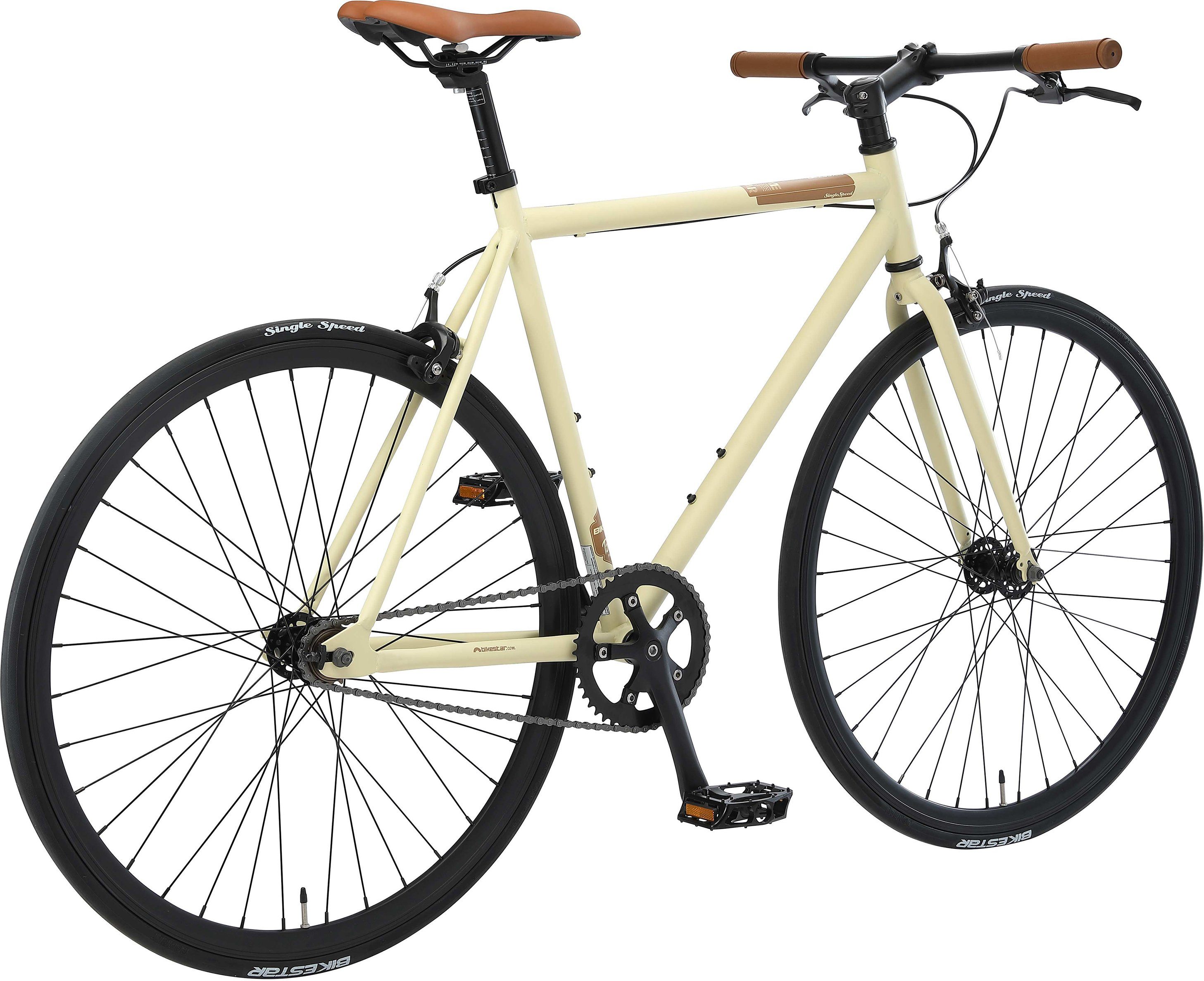 Bikestar Singlespeed, 1-speed Shimano, for women and men