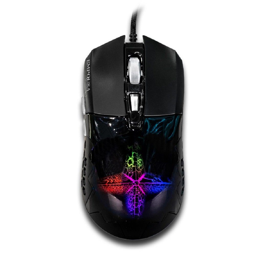INCA Gaming Maus IMG-355GX 3D RGB Licht 7200 DPI, RGB, 6 Tasten, USB Gaming-Maus