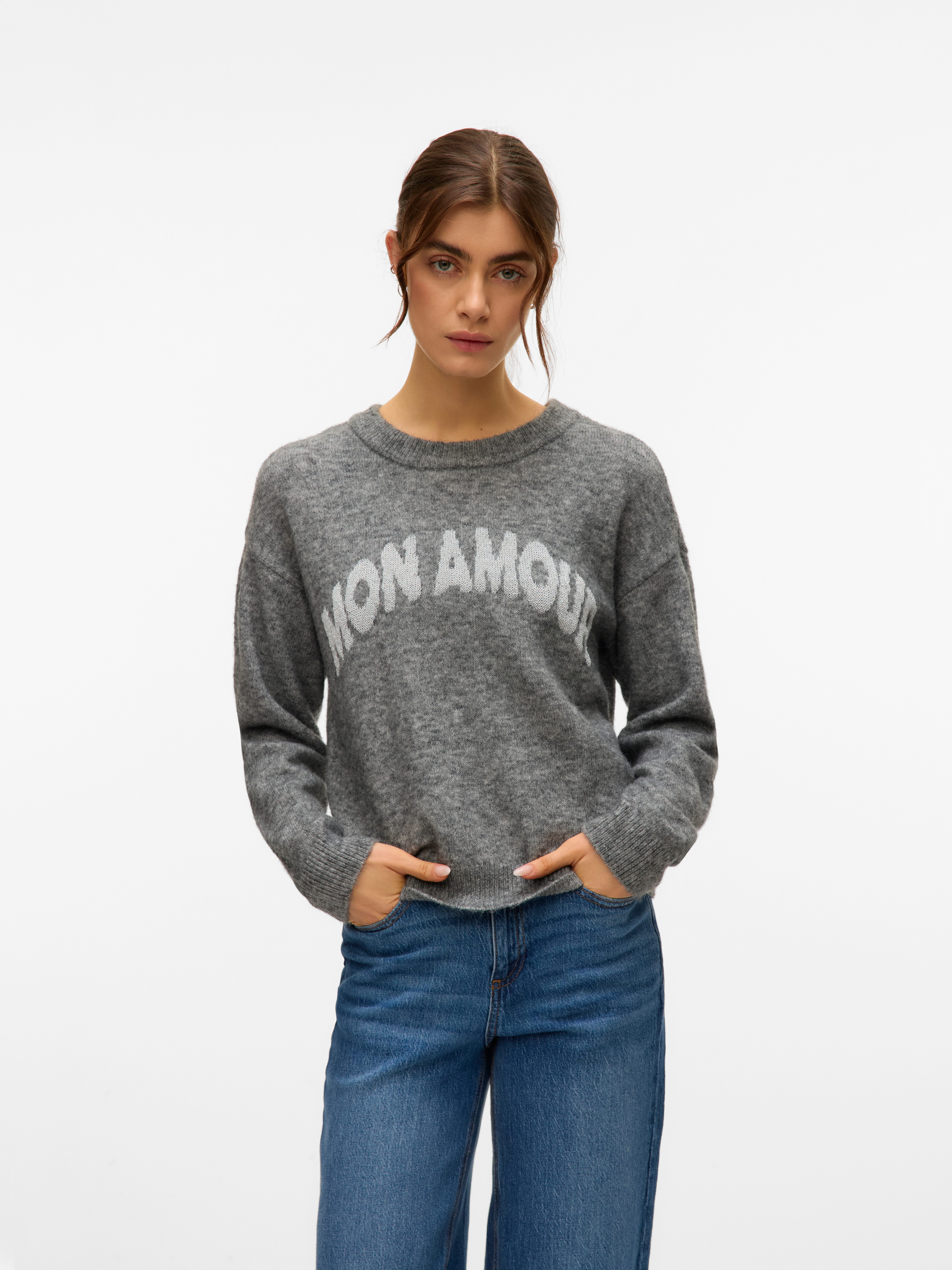 Vero Moda Strickpullover VMAMOREMIO LS O-NECK günstig online kaufen
