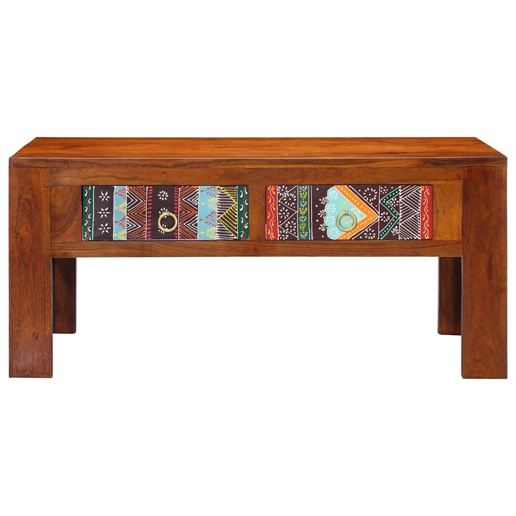 vidaXL Couchtisch Couchtisch 90x50x40 cm Massivholz