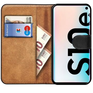 CoolGadget Handyhülle Book Case Handy Tasche für Samsung Galaxy S10e 5,8 Zoll, Hülle Klapphülle Flip Cover für Samsung S10e Schutzhülle stoßfest