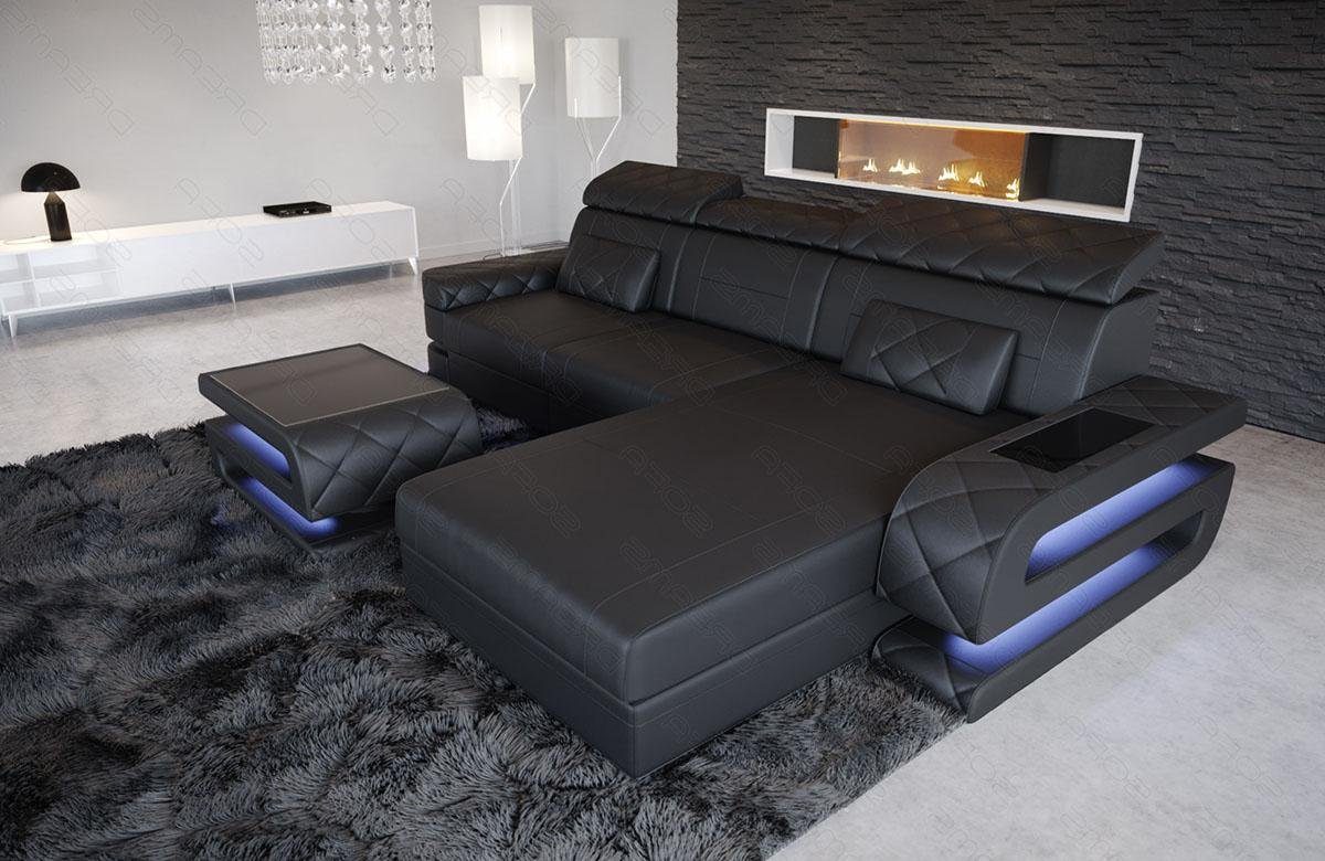 Sofa Dreams Ecksofa Ledersofa Bologna L günstig online kaufen