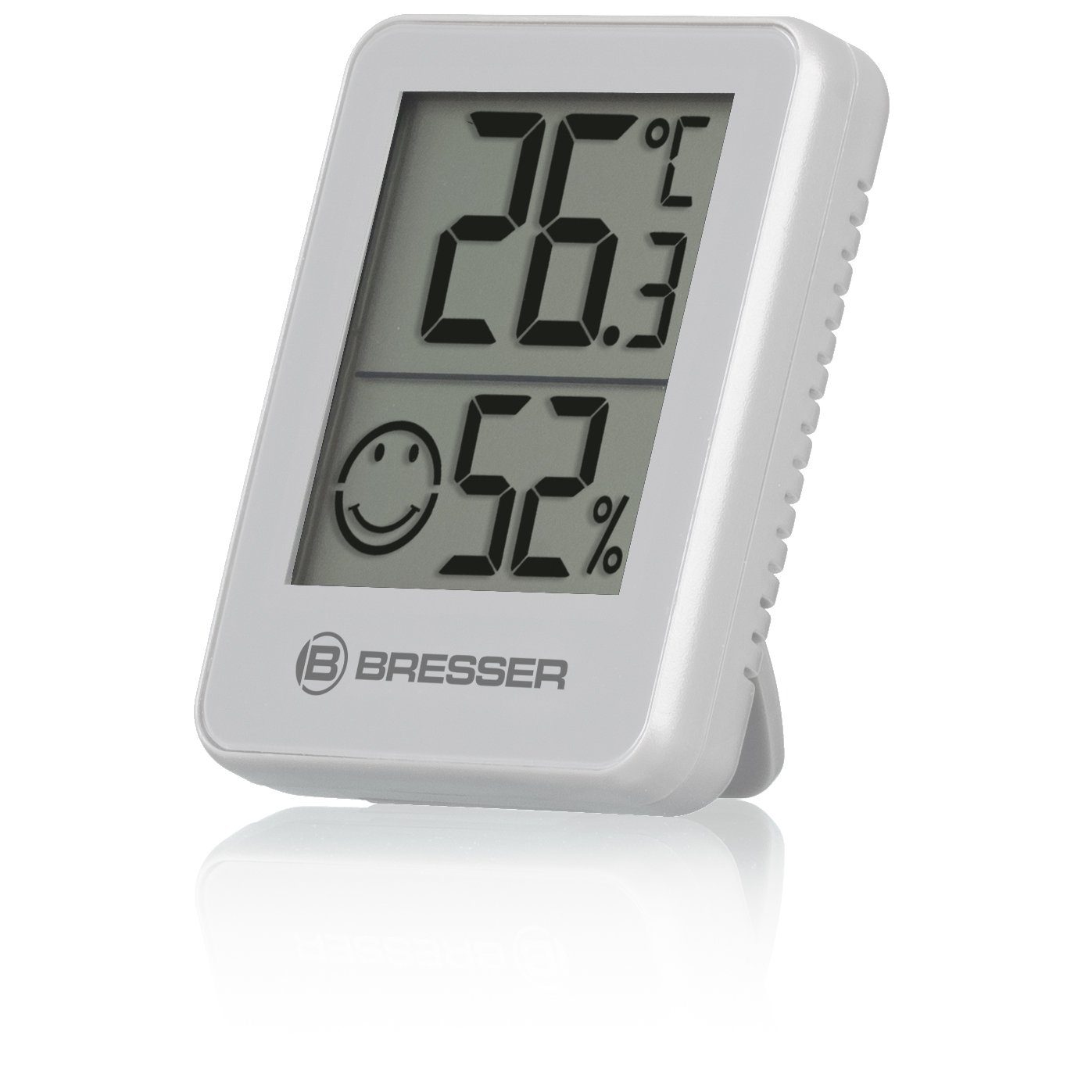 Thermometer 3er / Set Temperaturmessgerät Indikator Hygrometer weiss Temeo Hygro BRESSER