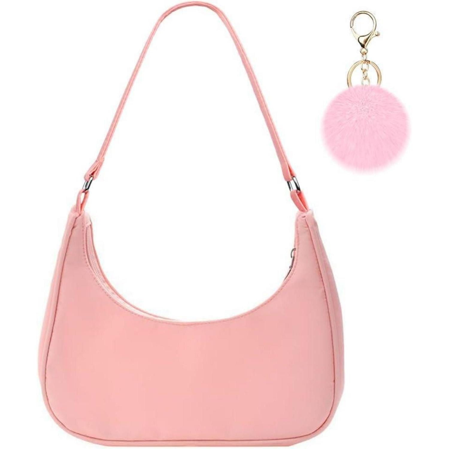 LuxusKollektion Umhängetasche Umhängetasche Damen Handtasche Nylon Retro Y2K Fashion 27x23x7cm