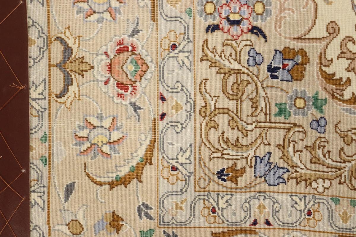 rechteckig, Trading, 6 Orientteppich Nain Seidenkette mm 114x166 Orientteppich, Handgeknüpfter Isfahan Höhe: