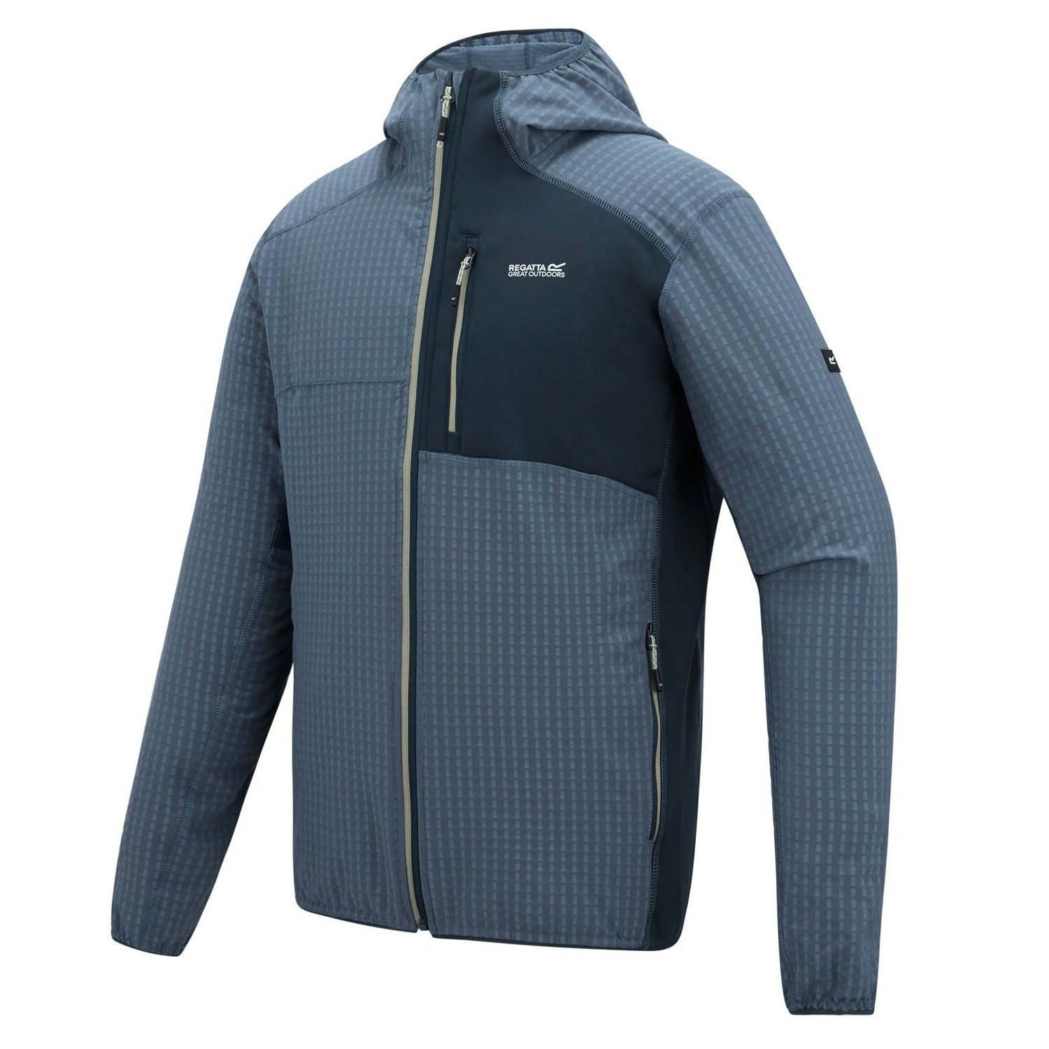Strickfleecejacke Fleecejacke Alven mit Kapuze