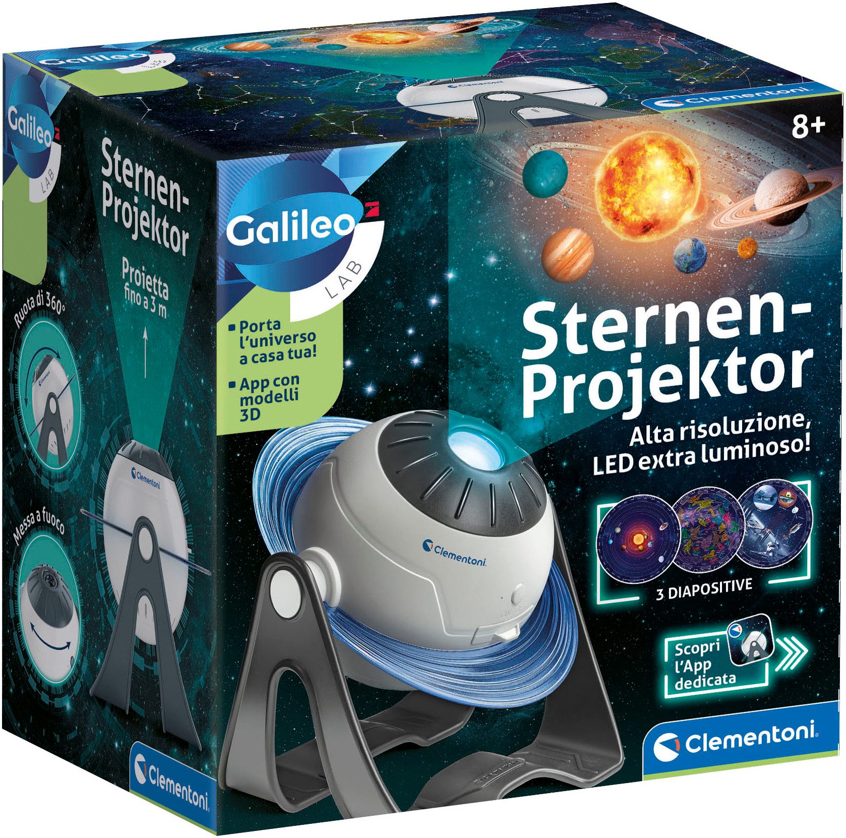 Clementoni® Lernspielzeug Galileo Sternen-Projektor