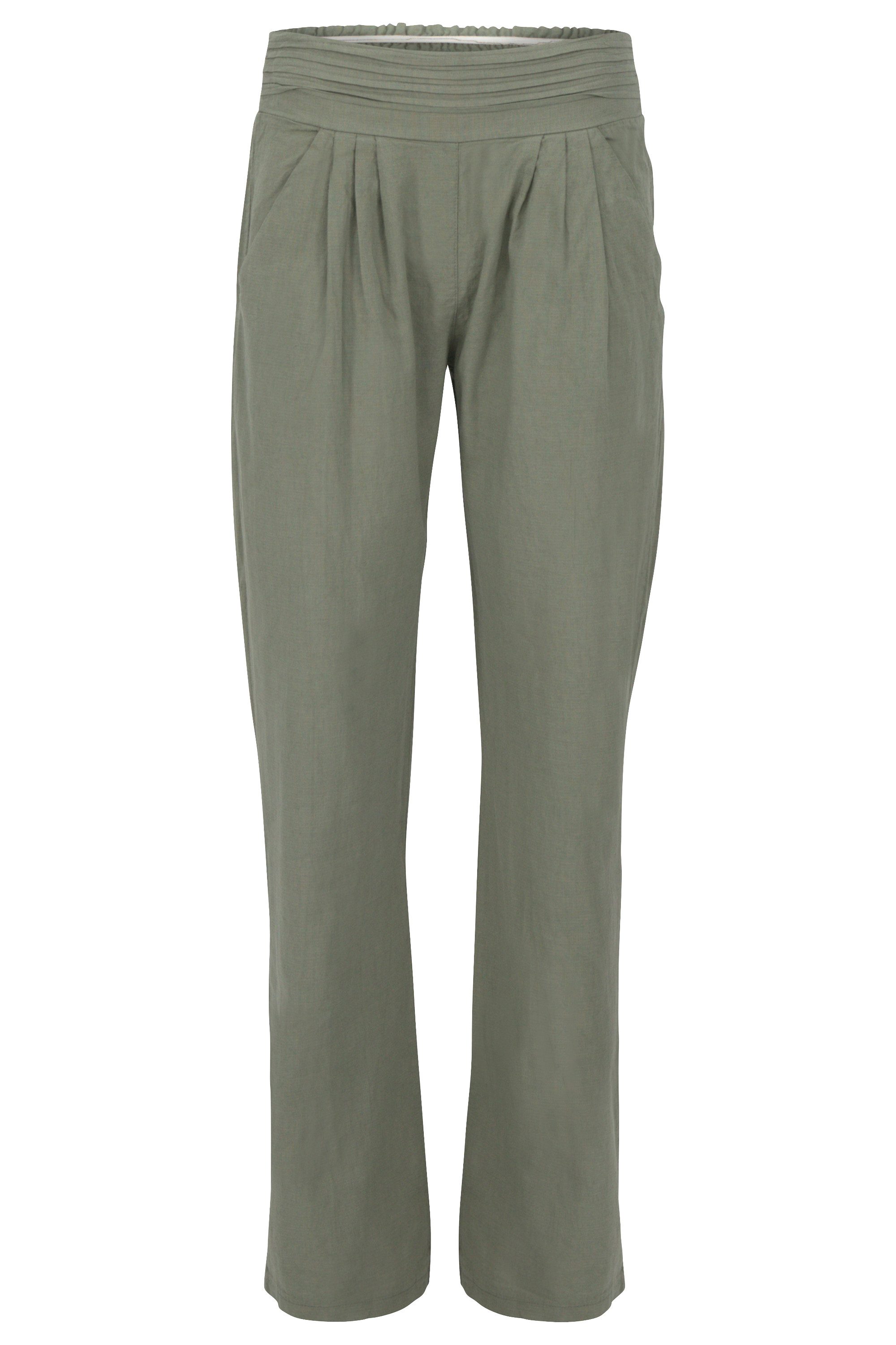 malito more than fashion Leinenhose malito Damen Hose aus Leinen 2727 bequemer und breiter Gummizug. € 49,95