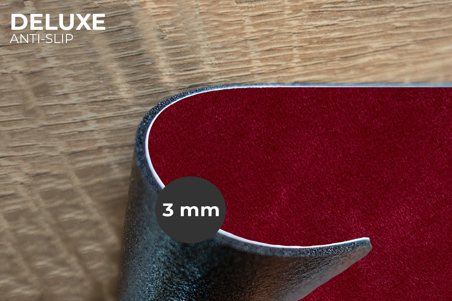 MuchoWow Platzset Leder - Rot - Textur, (6-St), Platzsets, Tischset, Abwasc günstig online kaufen